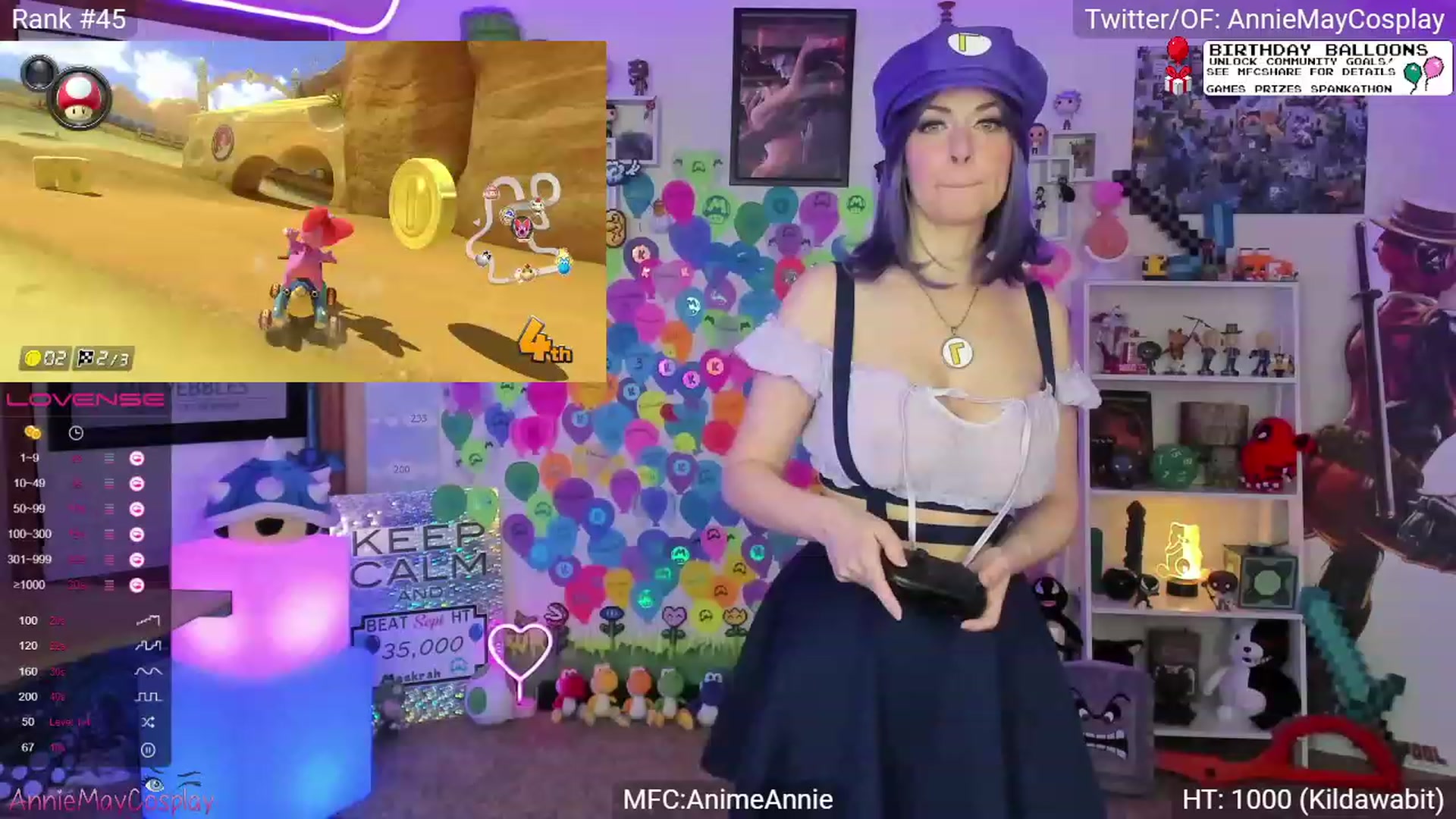 Gallery image thumbnail from AnimeAnnie's myfreecams stream on, 09/14/2023, 02:39 image 11 of 20