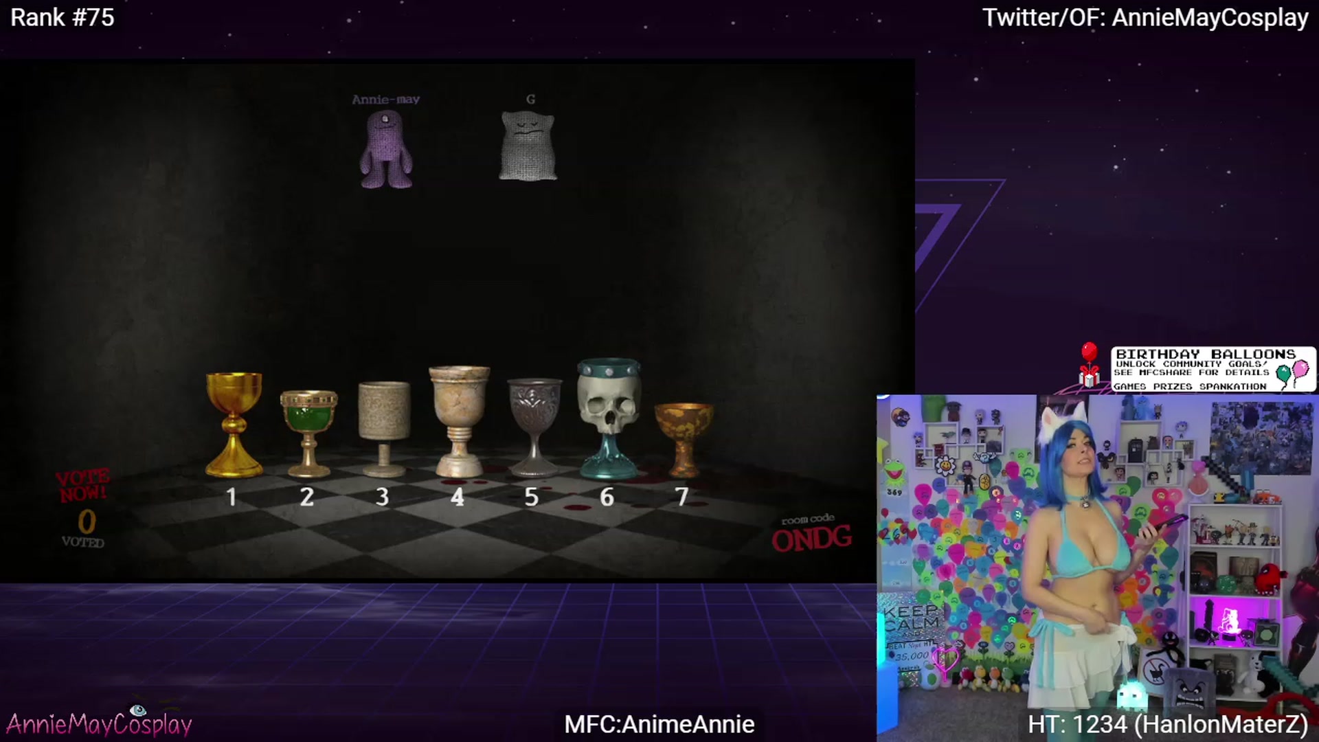 Gallery image thumbnail from AnimeAnnie's myfreecams stream on, 09/17/2023, 03:58 image 6 of 20