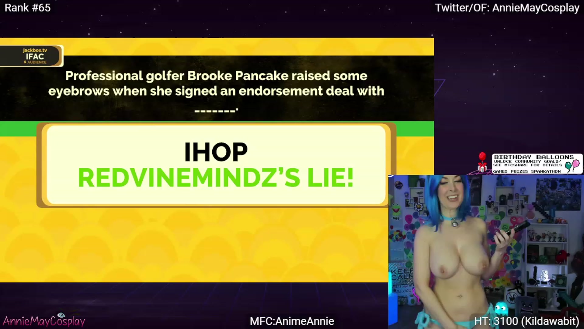Gallery image thumbnail from AnimeAnnie's myfreecams stream on, 09/17/2023, 03:58 image 17 of 20