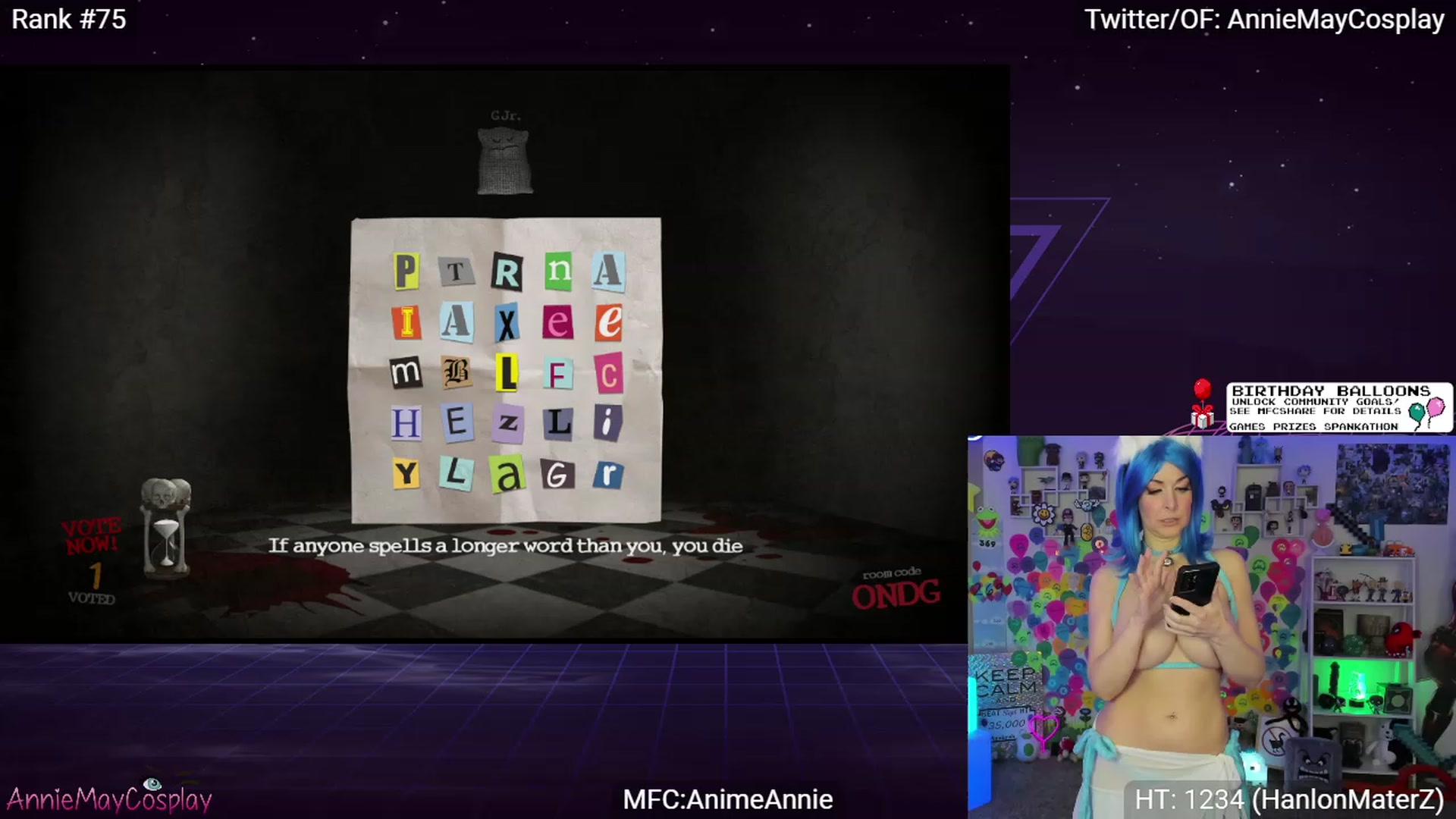 Gallery image thumbnail from AnimeAnnie's myfreecams stream on, 09/17/2023, 03:58 image 11 of 20