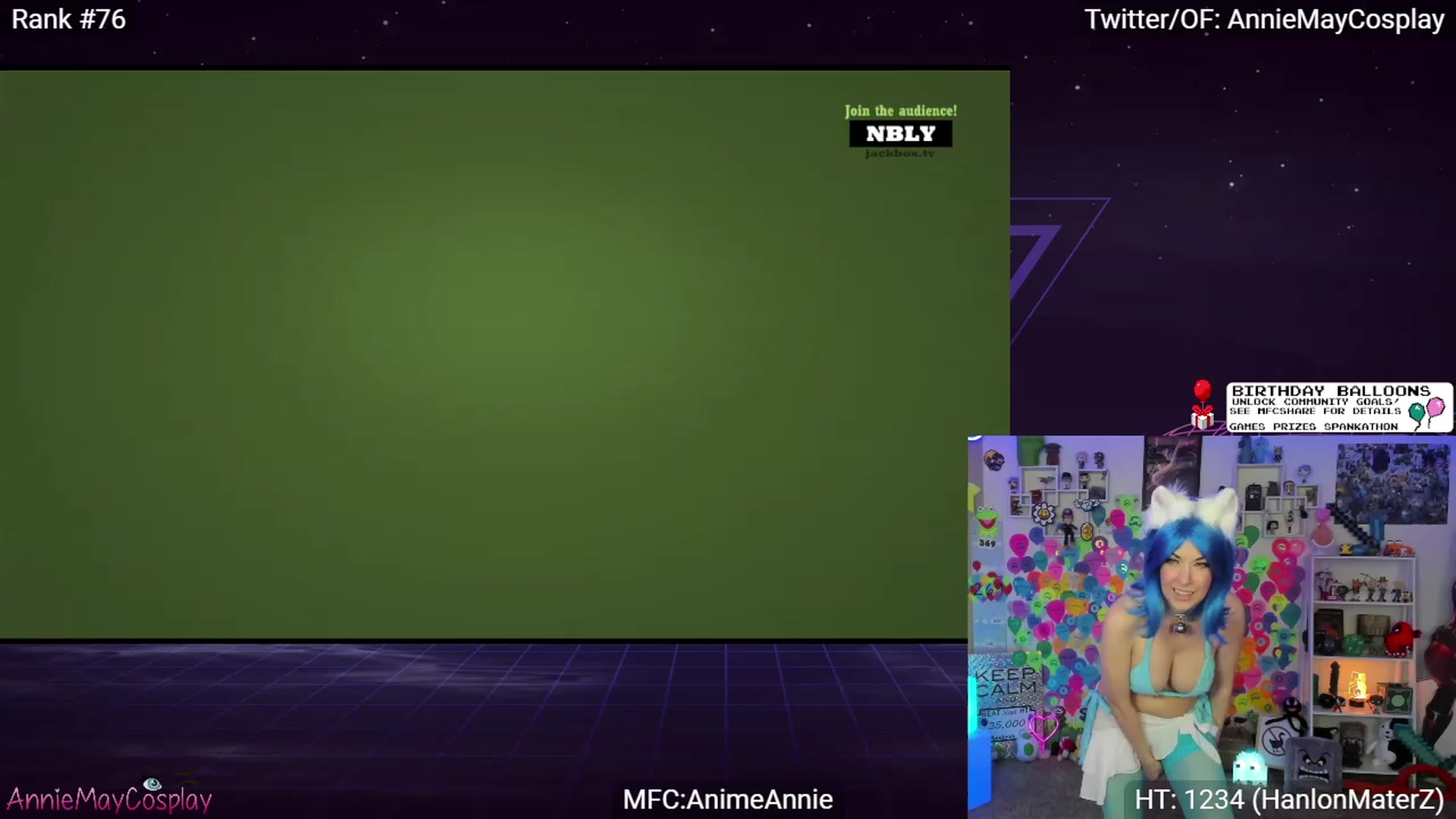 Gallery image thumbnail from AnimeAnnie's myfreecams stream on, 09/17/2023, 03:58 image 1 of 20