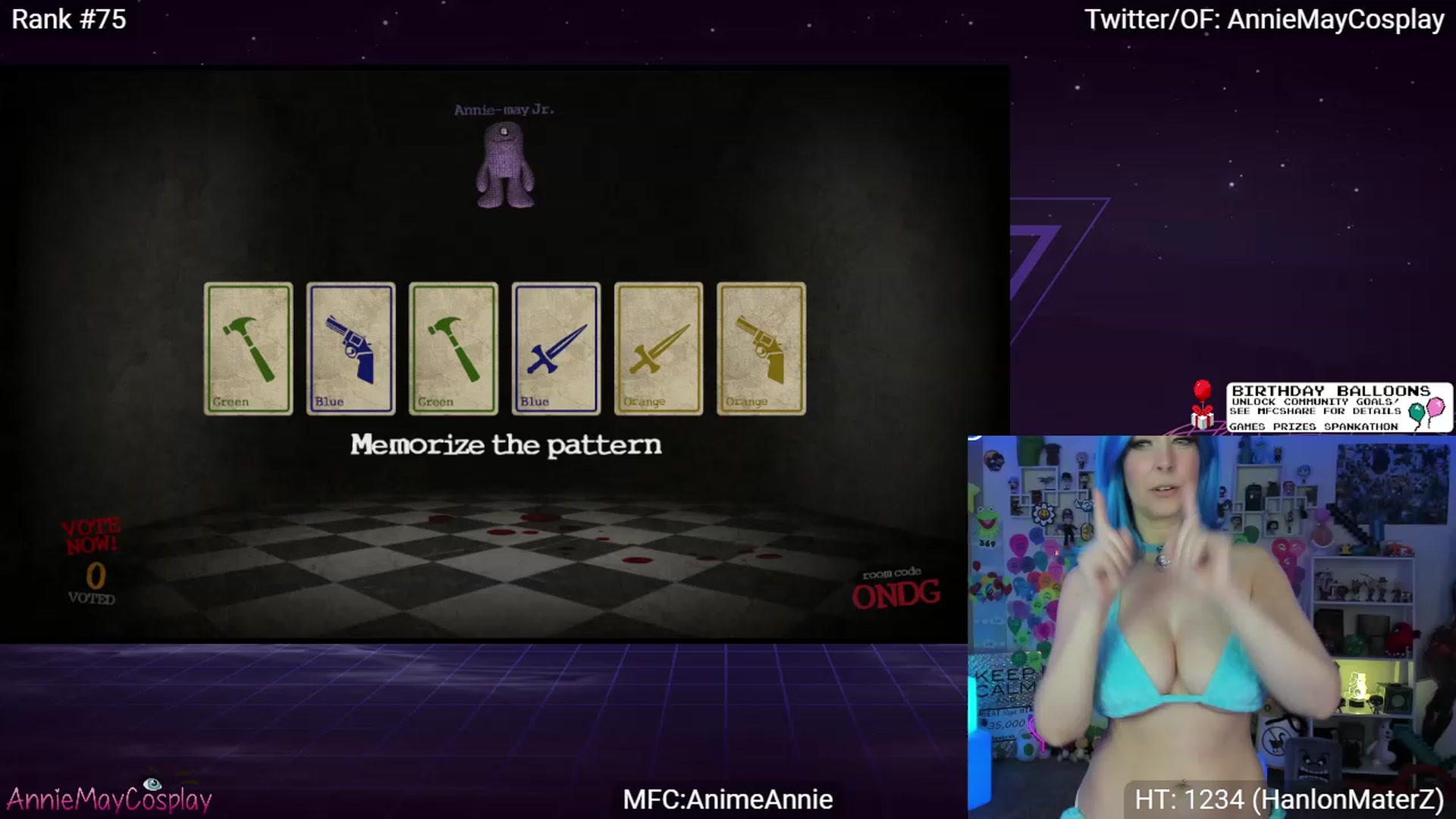 Gallery image thumbnail from AnimeAnnie's myfreecams stream on, 09/17/2023, 03:58 image 10 of 20