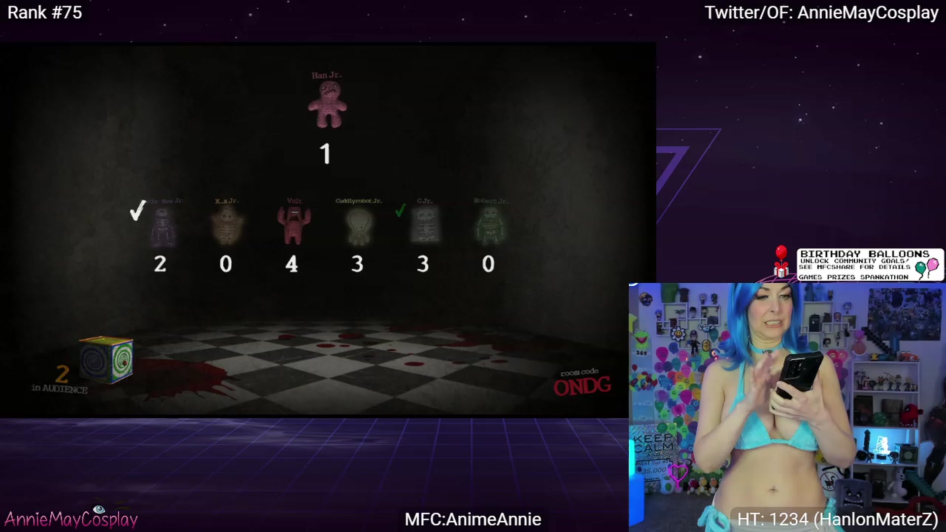 Gallery image thumbnail from AnimeAnnie's myfreecams stream on, 09/17/2023, 03:58 image 12 of 20