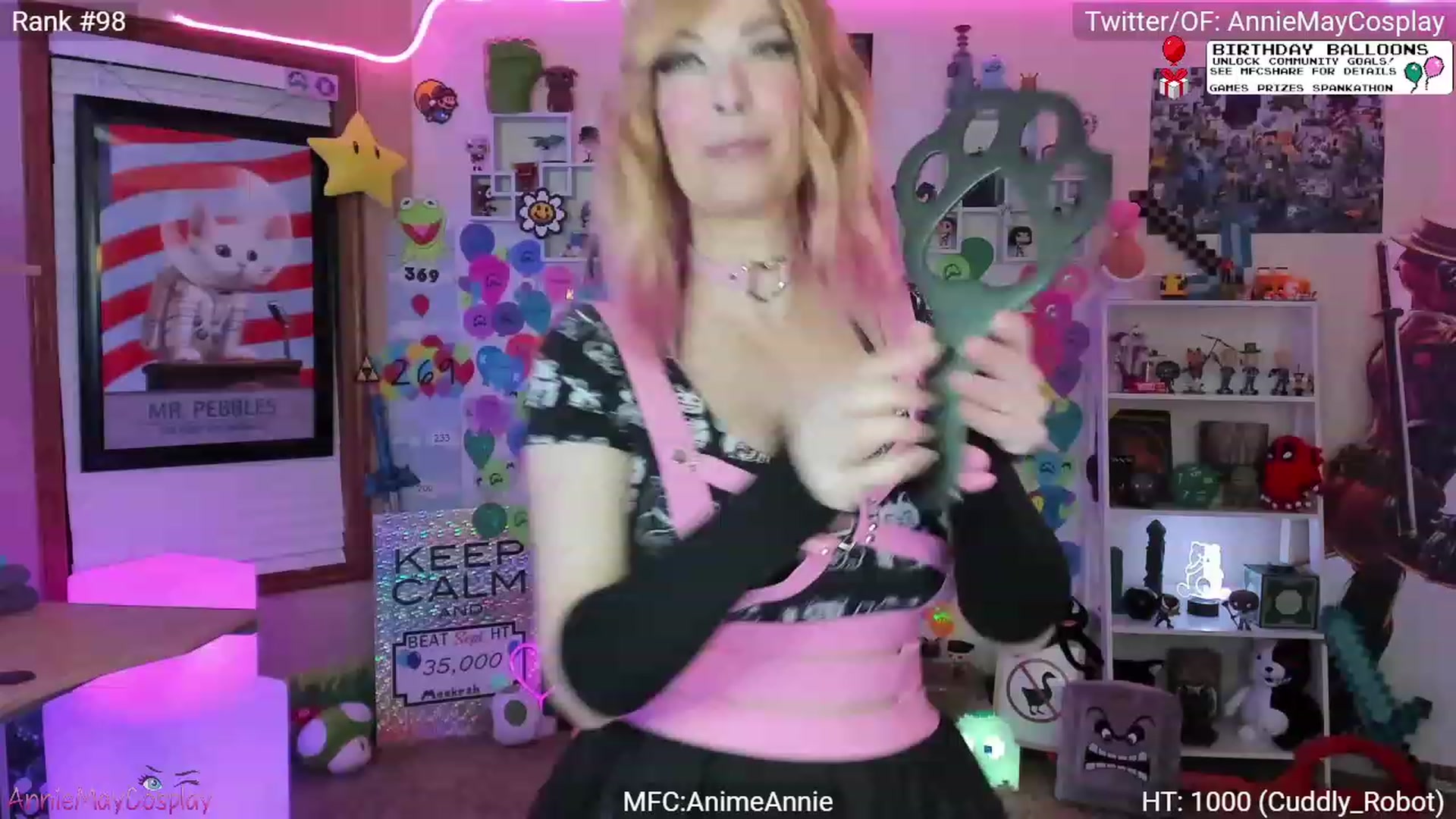 Gallery image thumbnail from AnimeAnnie's myfreecams stream on, 09/24/2023, 03:34 image 4 of 20