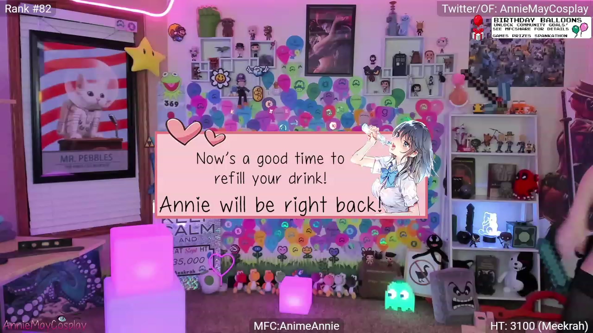 Gallery image thumbnail from AnimeAnnie's myfreecams stream on, 09/24/2023, 05:13 image 15 of 20