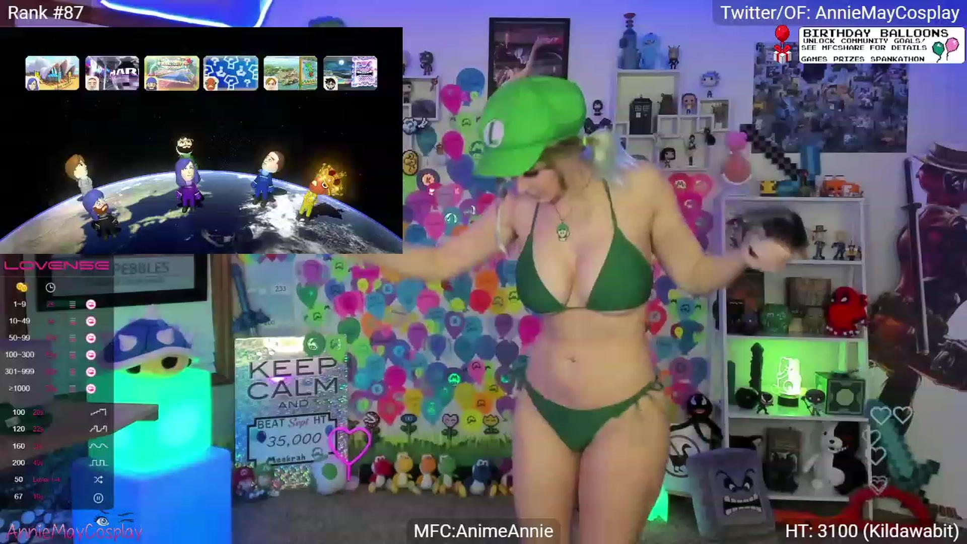 Gallery image thumbnail from AnimeAnnie's myfreecams stream on, 09/26/2023, 02:06 image 13 of 20