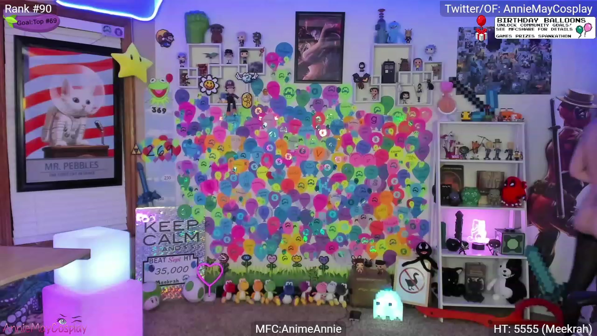 Gallery image thumbnail from AnimeAnnie's myfreecams stream on, 10/01/2023, 02:39 image 17 of 20