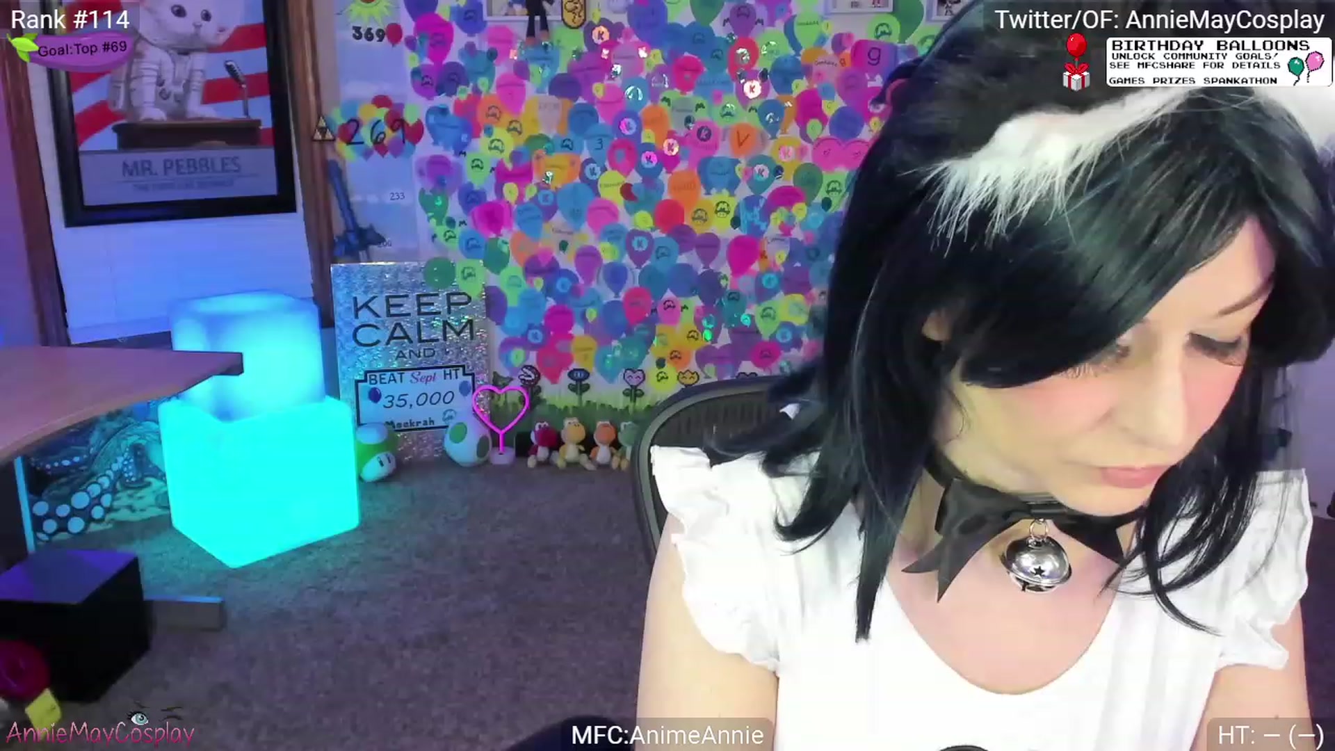 Gallery image thumbnail from AnimeAnnie's myfreecams stream on, 10/01/2023, 02:39 image 1 of 20