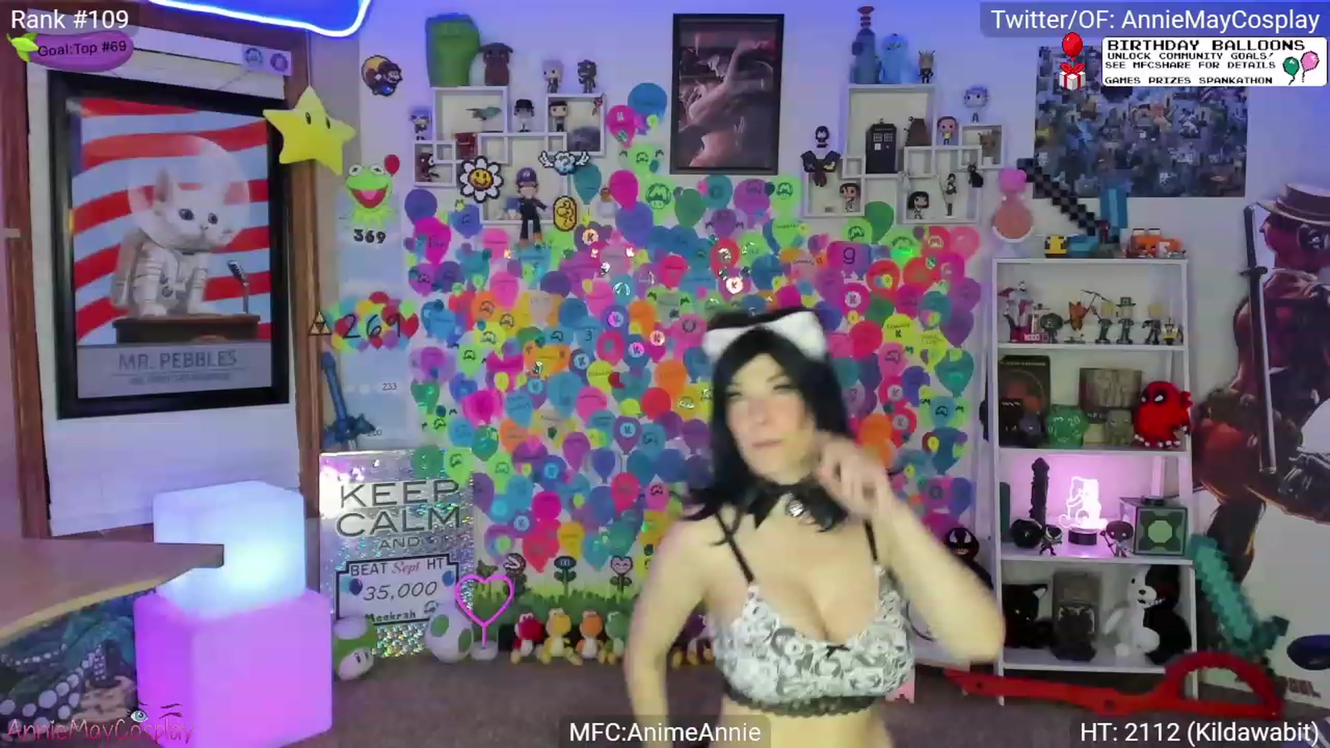 Gallery image thumbnail from AnimeAnnie's myfreecams stream on, 10/01/2023, 02:39 image 9 of 20