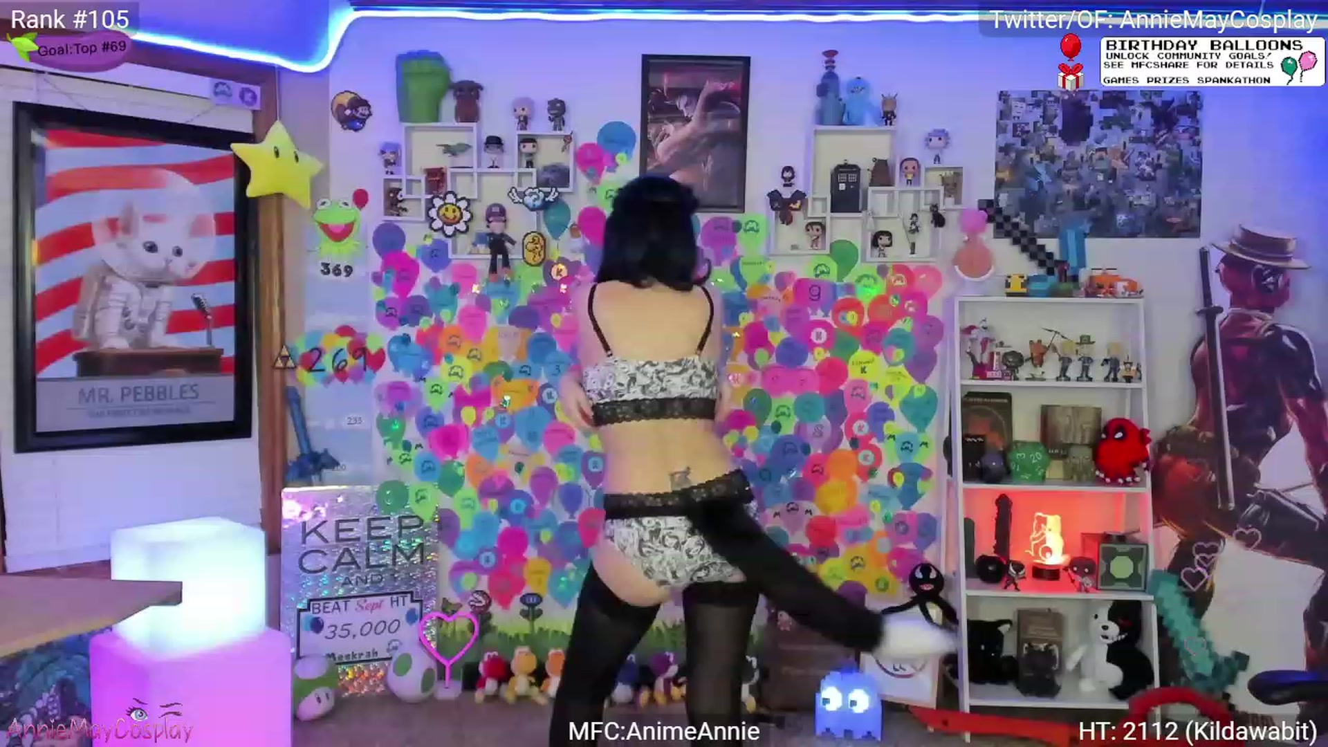 Gallery image thumbnail from AnimeAnnie's myfreecams stream on, 10/01/2023, 02:39 image 11 of 20