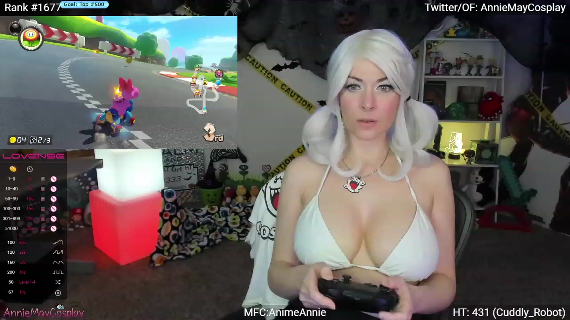 Gallery image thumbnail from AnimeAnnie's myfreecams stream on, 10/17/2023, 02:27 image 15 of 20