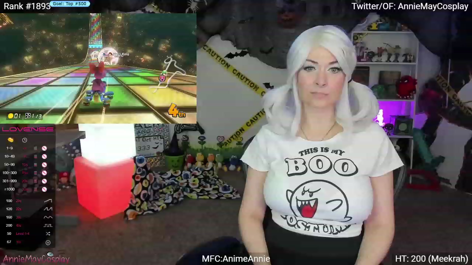 Gallery image thumbnail from AnimeAnnie's myfreecams stream on, 10/17/2023, 02:27 image 2 of 20