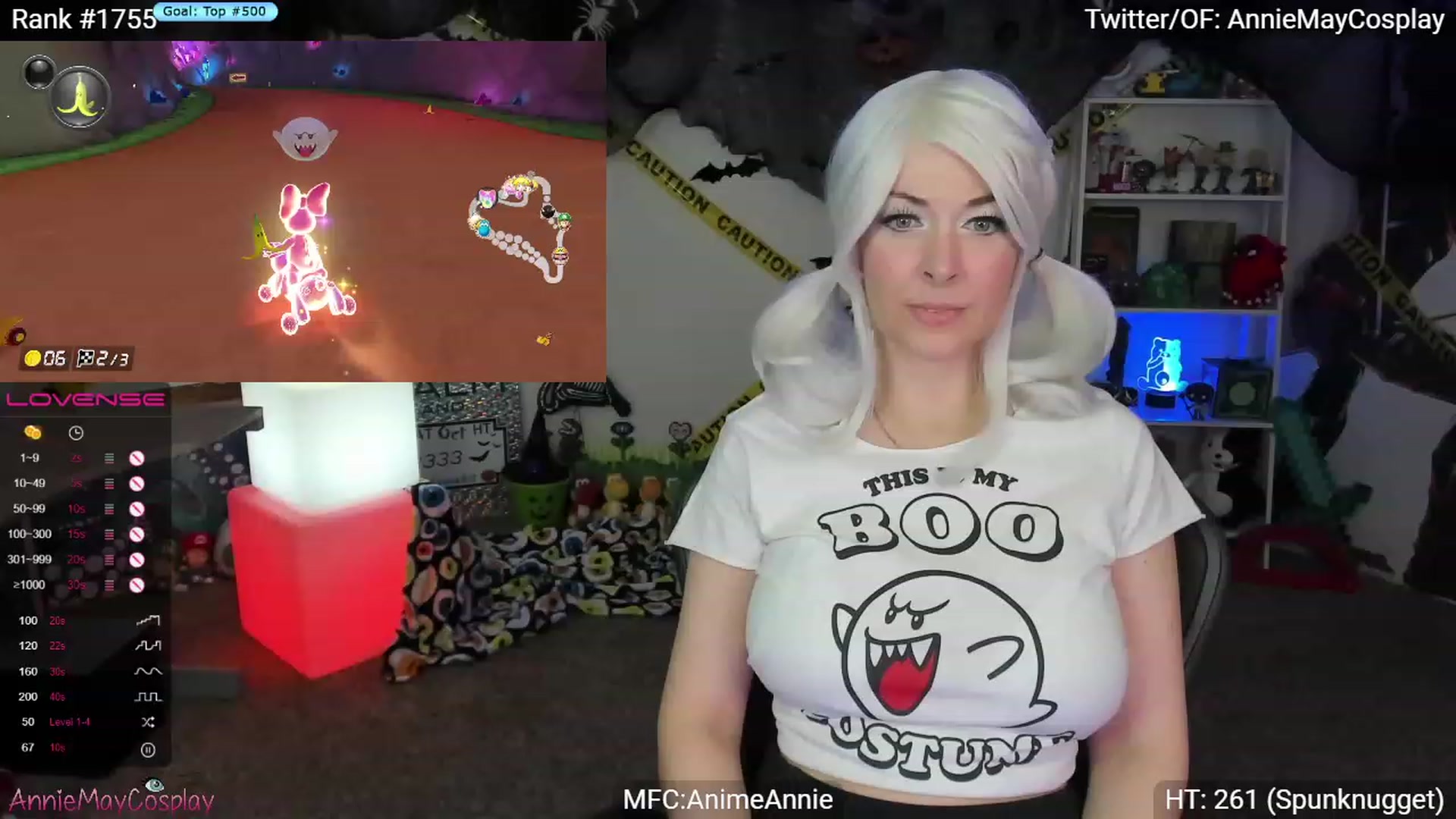 Gallery image thumbnail from AnimeAnnie's myfreecams stream on, 10/17/2023, 02:27 image 13 of 20