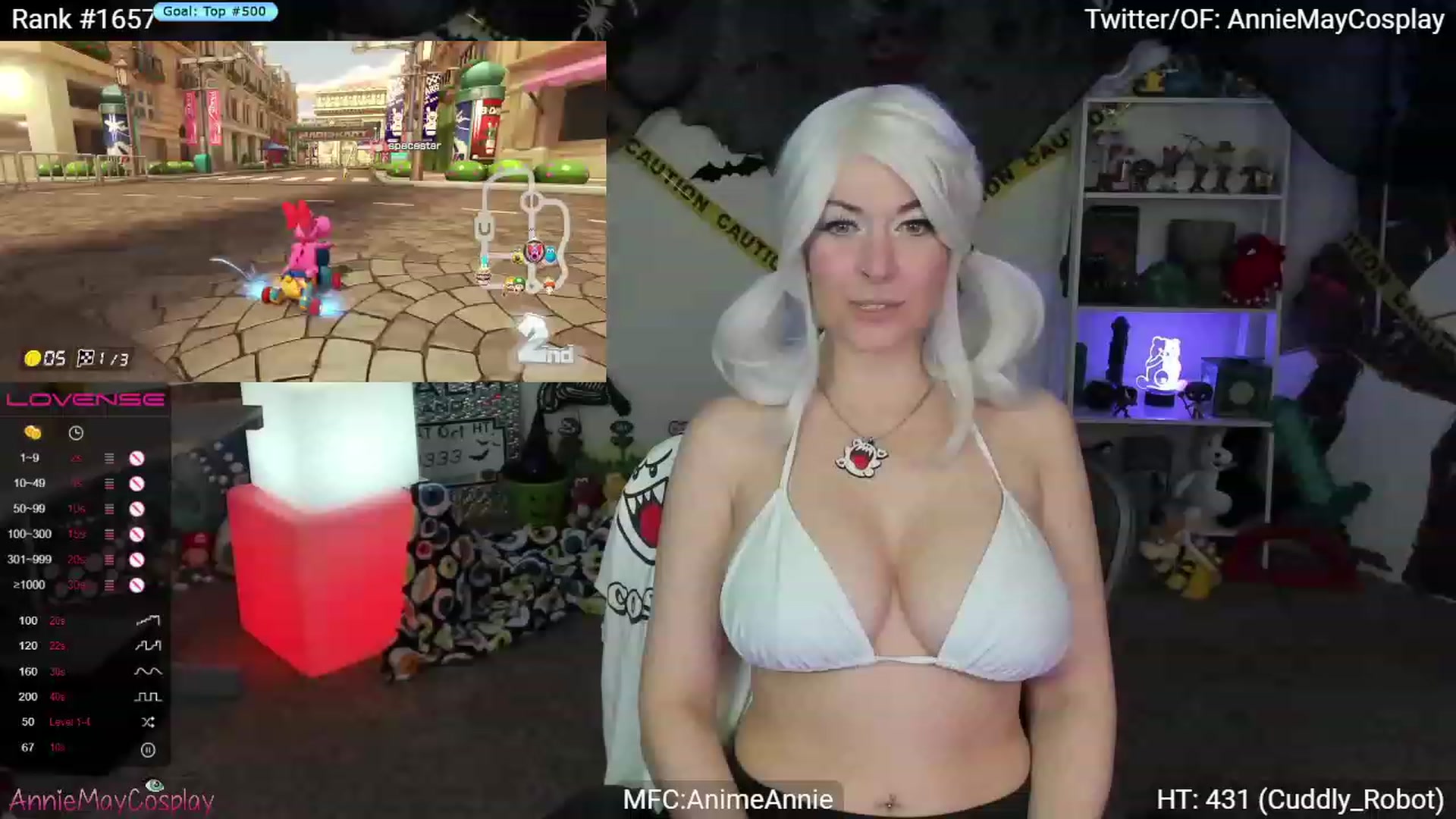 Gallery image thumbnail from AnimeAnnie's myfreecams stream on, 10/17/2023, 02:27 image 17 of 20