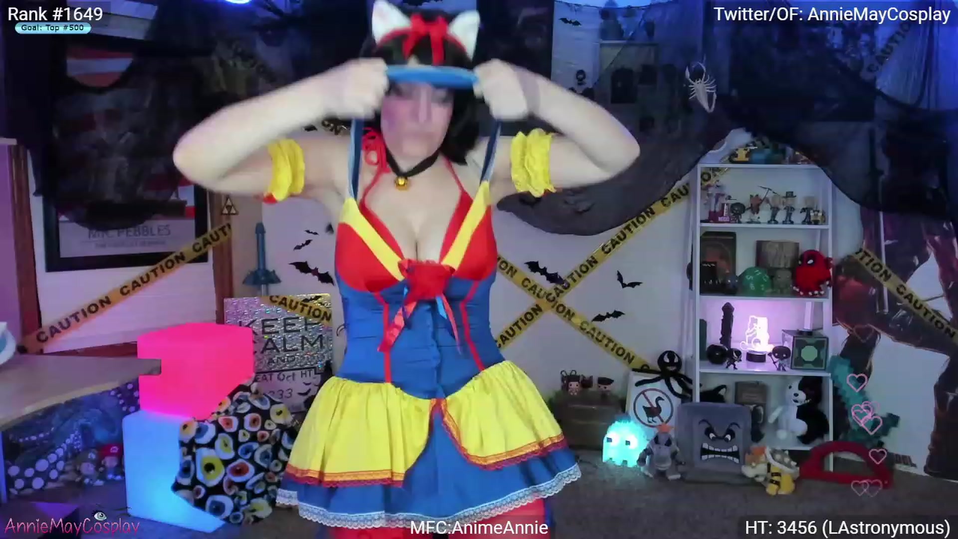 Gallery image thumbnail from AnimeAnnie's myfreecams stream on, 10/22/2023, 03:03 image 10 of 20