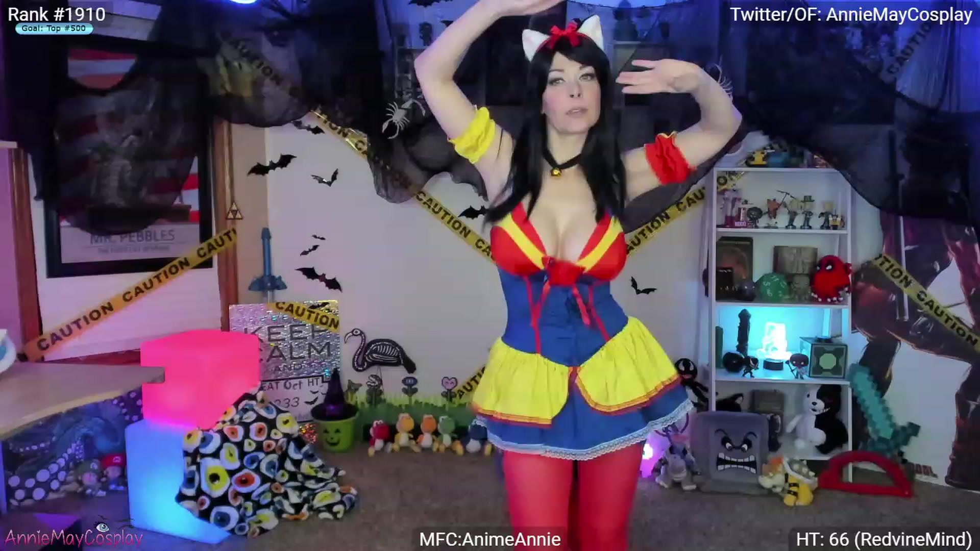 Gallery image thumbnail from AnimeAnnie's myfreecams stream on, 10/22/2023, 03:03 image 9 of 20