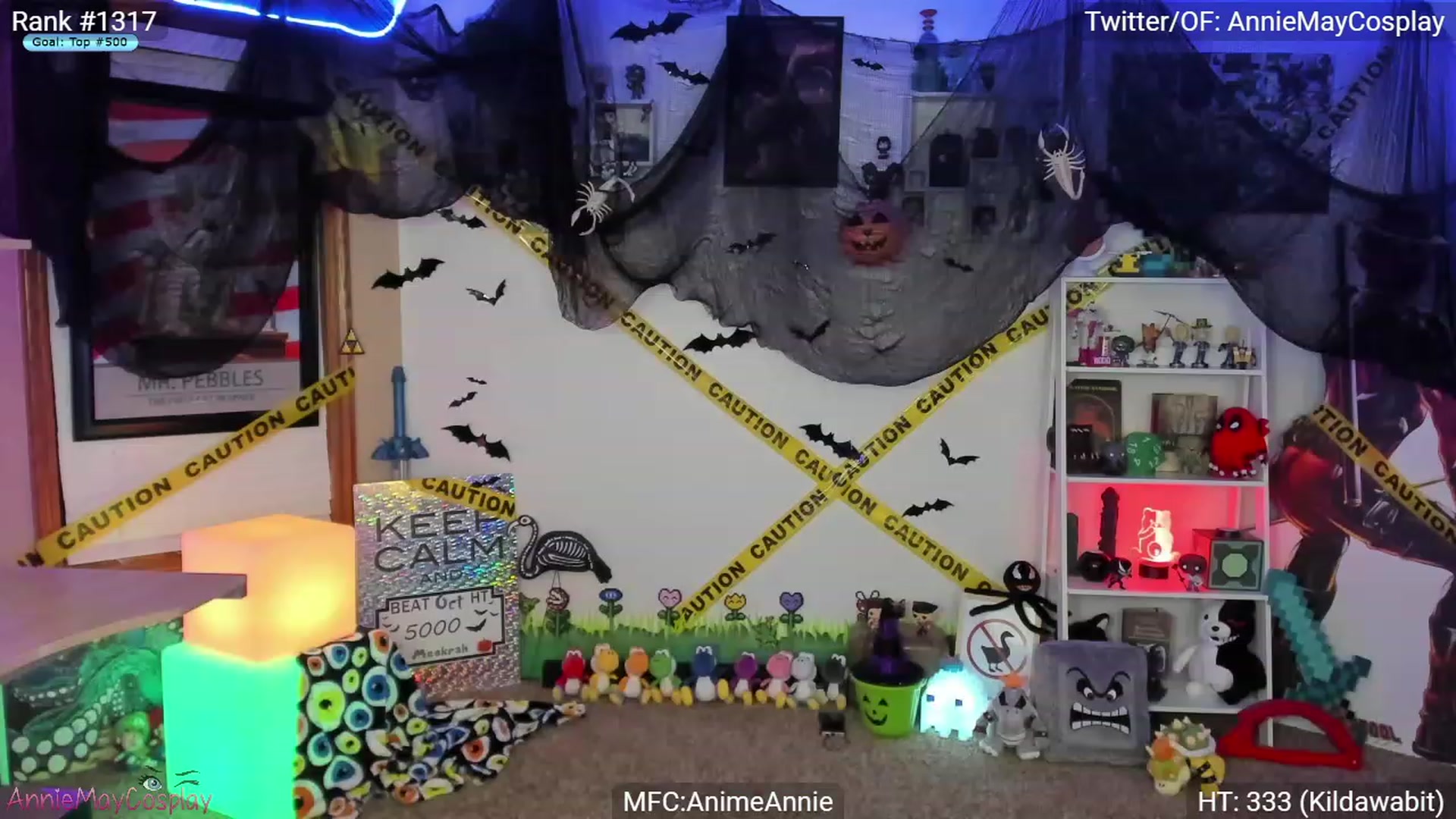 Gallery image thumbnail from AnimeAnnie's myfreecams stream on, 10/29/2023, 01:31 image 15 of 20