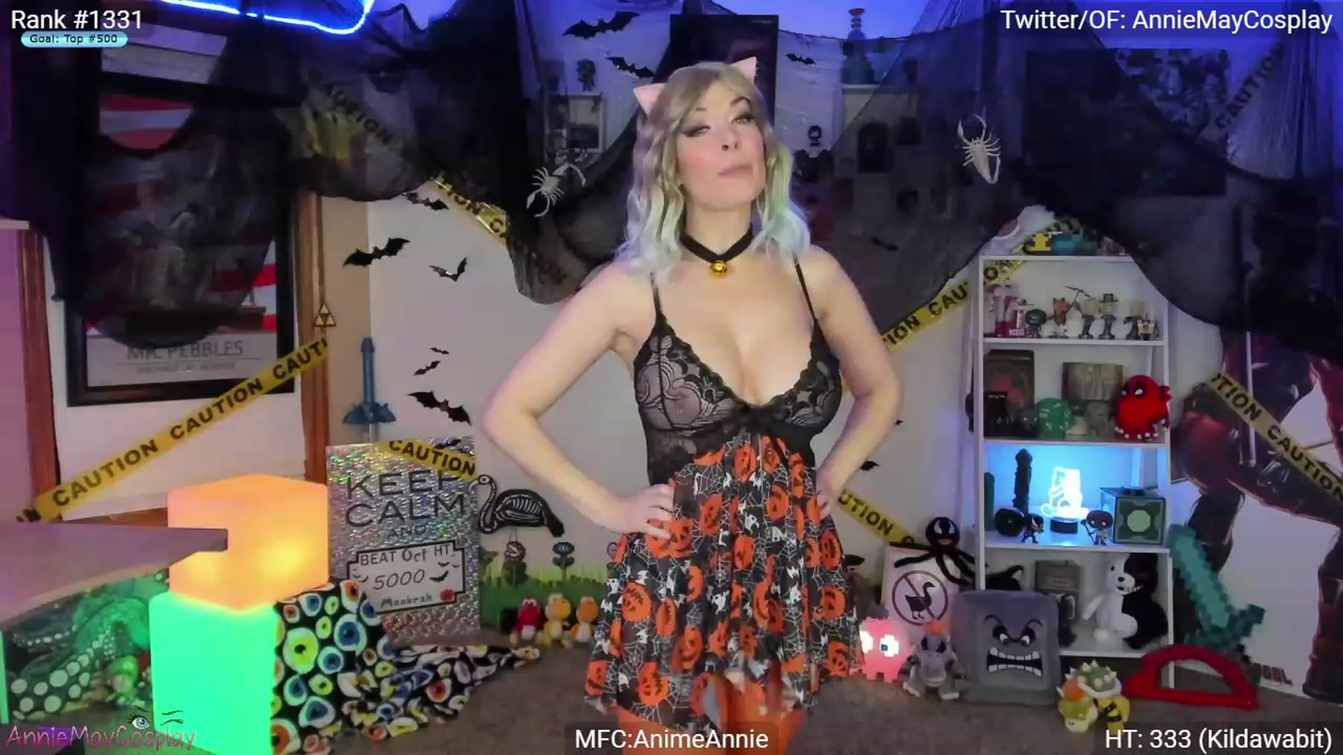 Gallery image thumbnail from AnimeAnnie's myfreecams stream on, 10/29/2023, 01:31 image 10 of 20