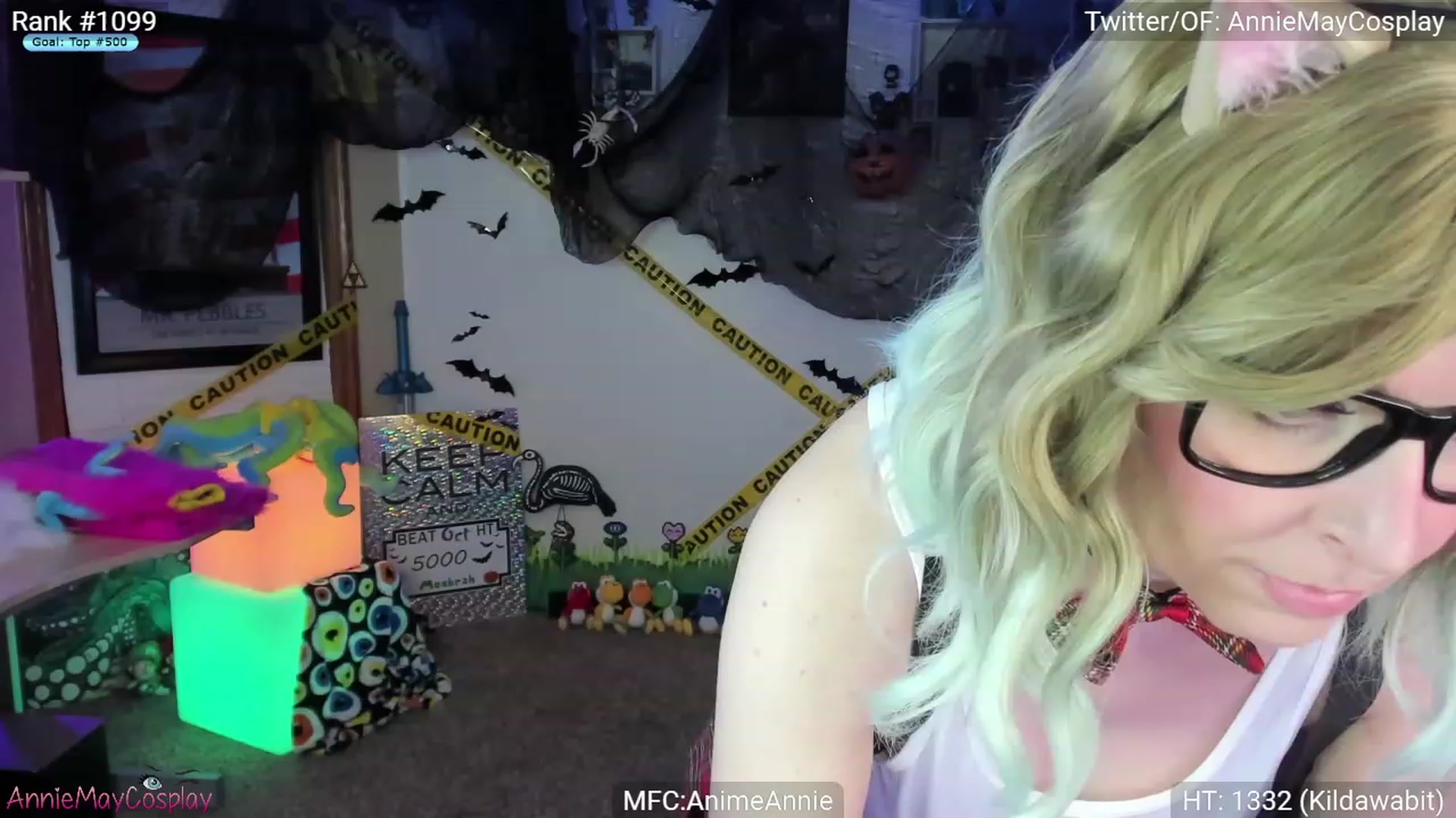 Gallery image thumbnail from AnimeAnnie's myfreecams stream on, 10/29/2023, 04:02 image 11 of 20