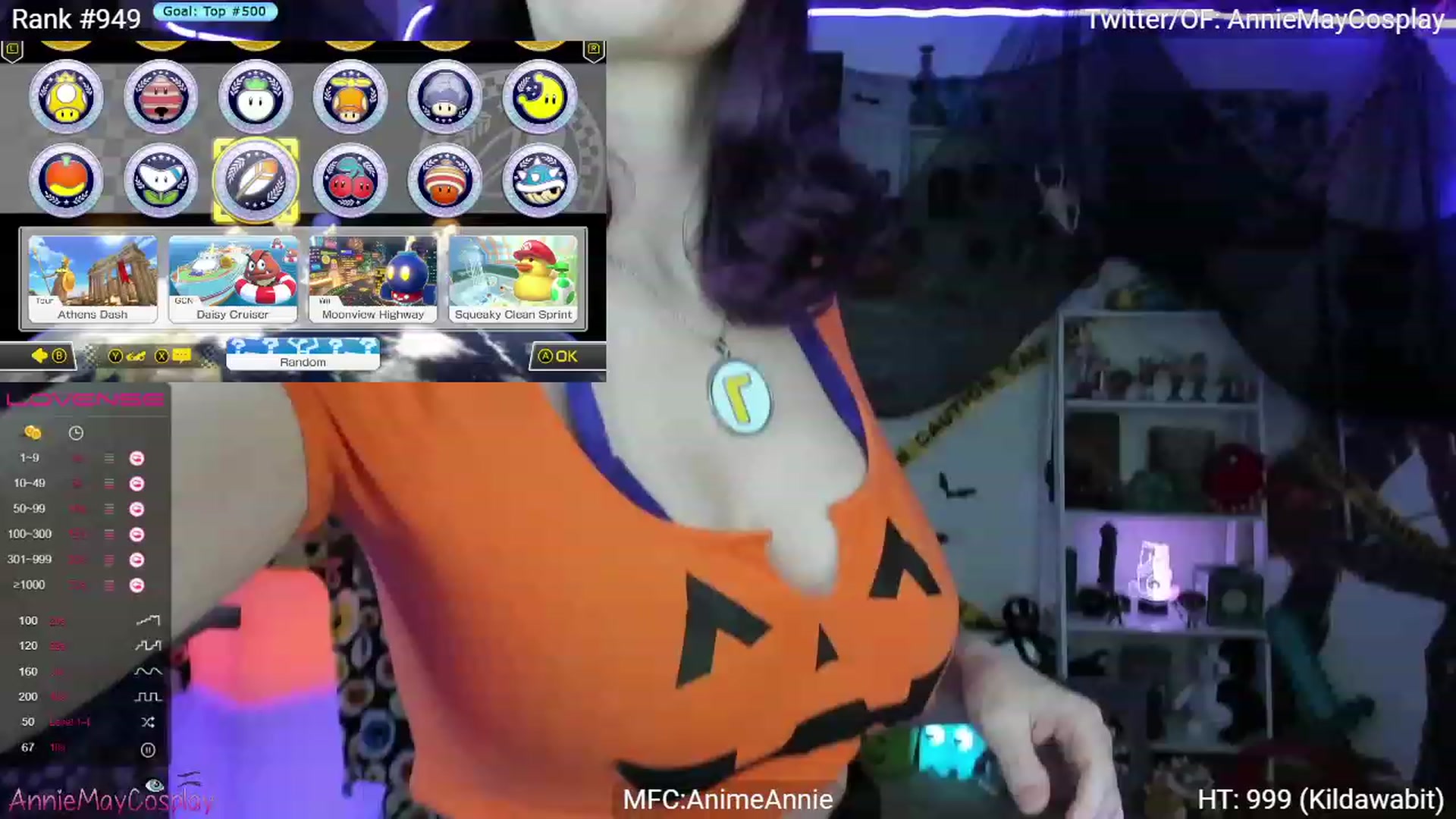 Gallery image thumbnail from AnimeAnnie's myfreecams stream on, 10/31/2023, 03:03 image 3 of 20