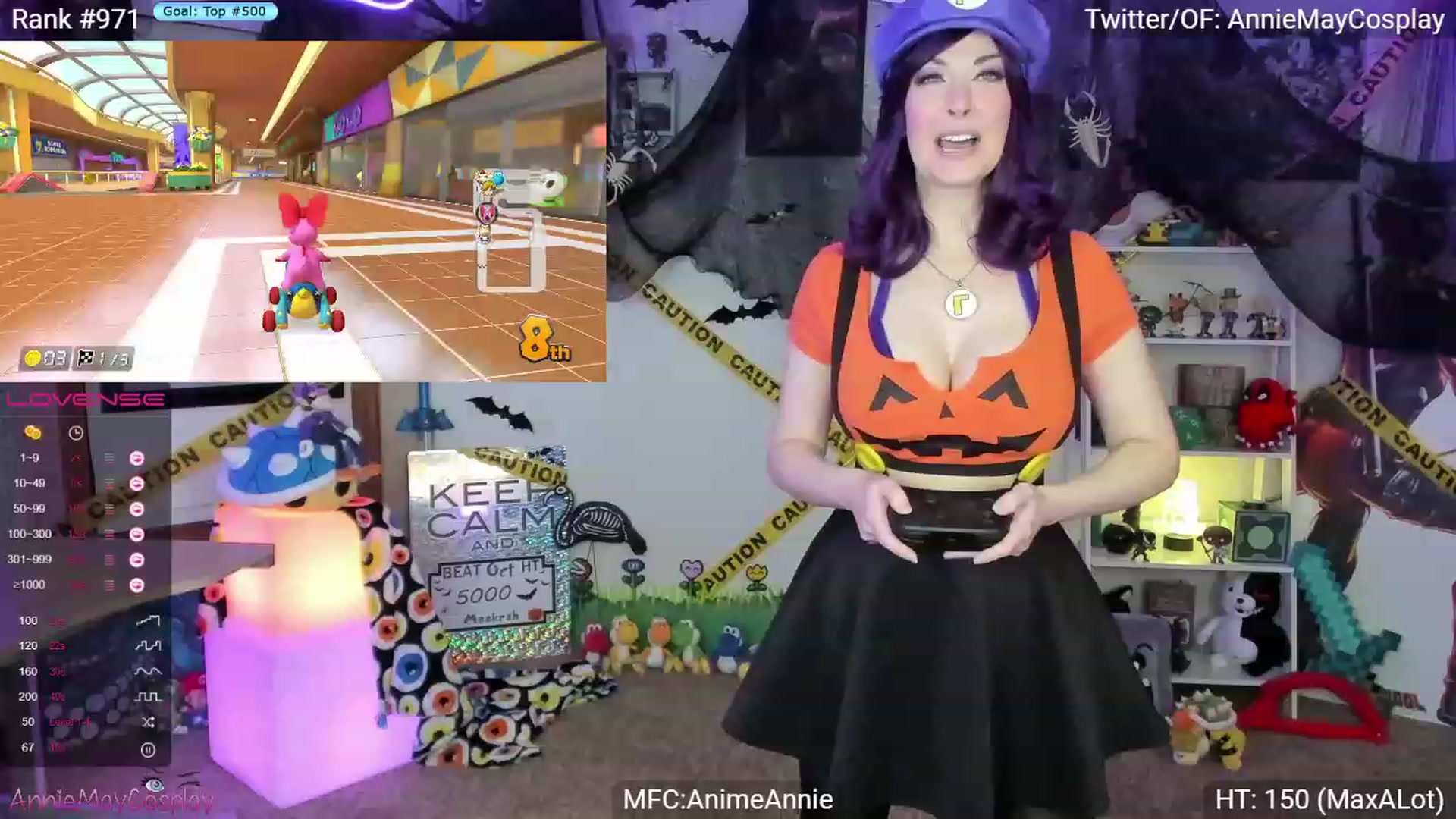 Gallery image thumbnail from AnimeAnnie's myfreecams stream on, 10/31/2023, 03:03 image 2 of 20