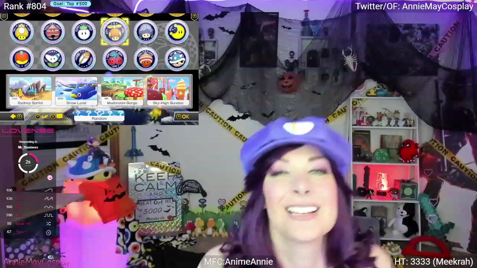 Gallery image thumbnail from AnimeAnnie's myfreecams stream on, 10/31/2023, 03:03 image 17 of 20