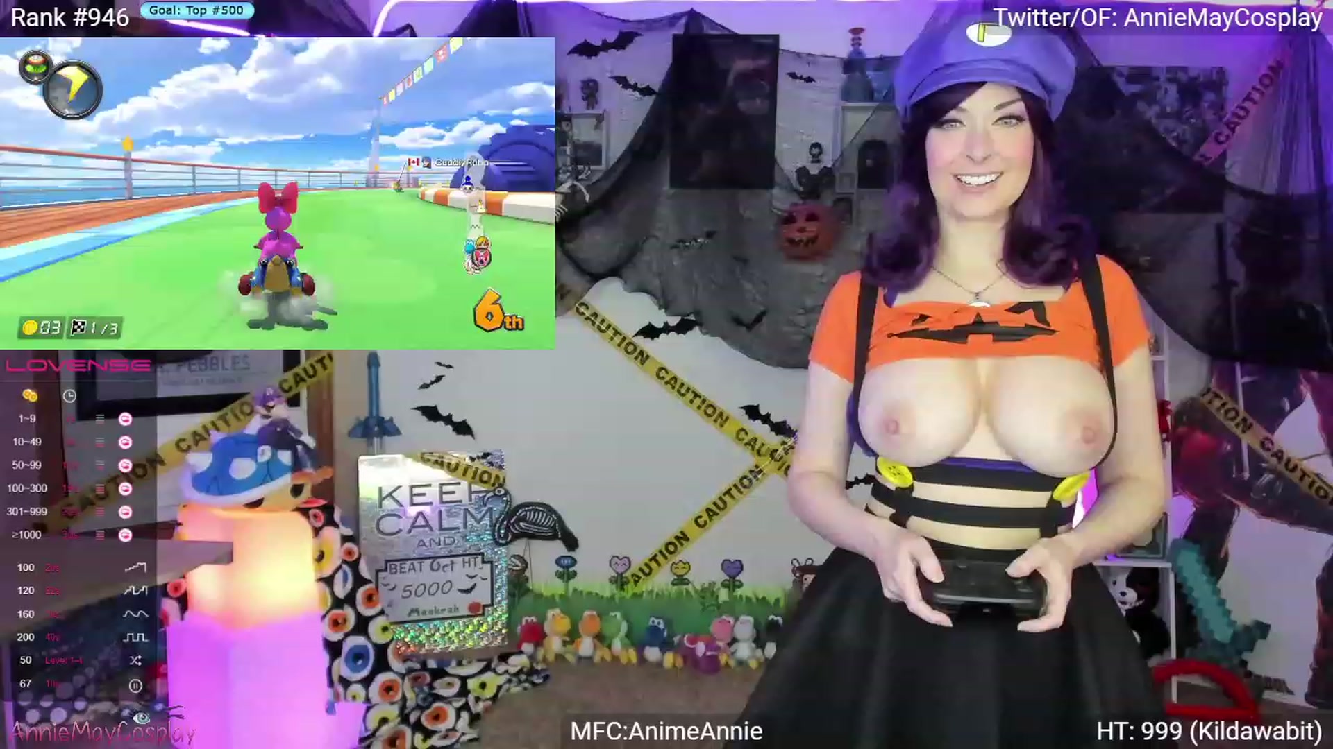 Gallery image thumbnail from AnimeAnnie's myfreecams stream on, 10/31/2023, 03:03 image 4 of 20