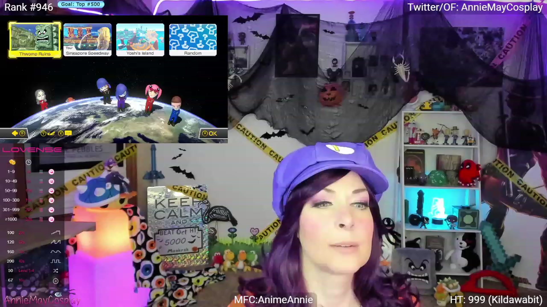 Gallery image thumbnail from AnimeAnnie's myfreecams stream on, 10/31/2023, 03:03 image 5 of 20
