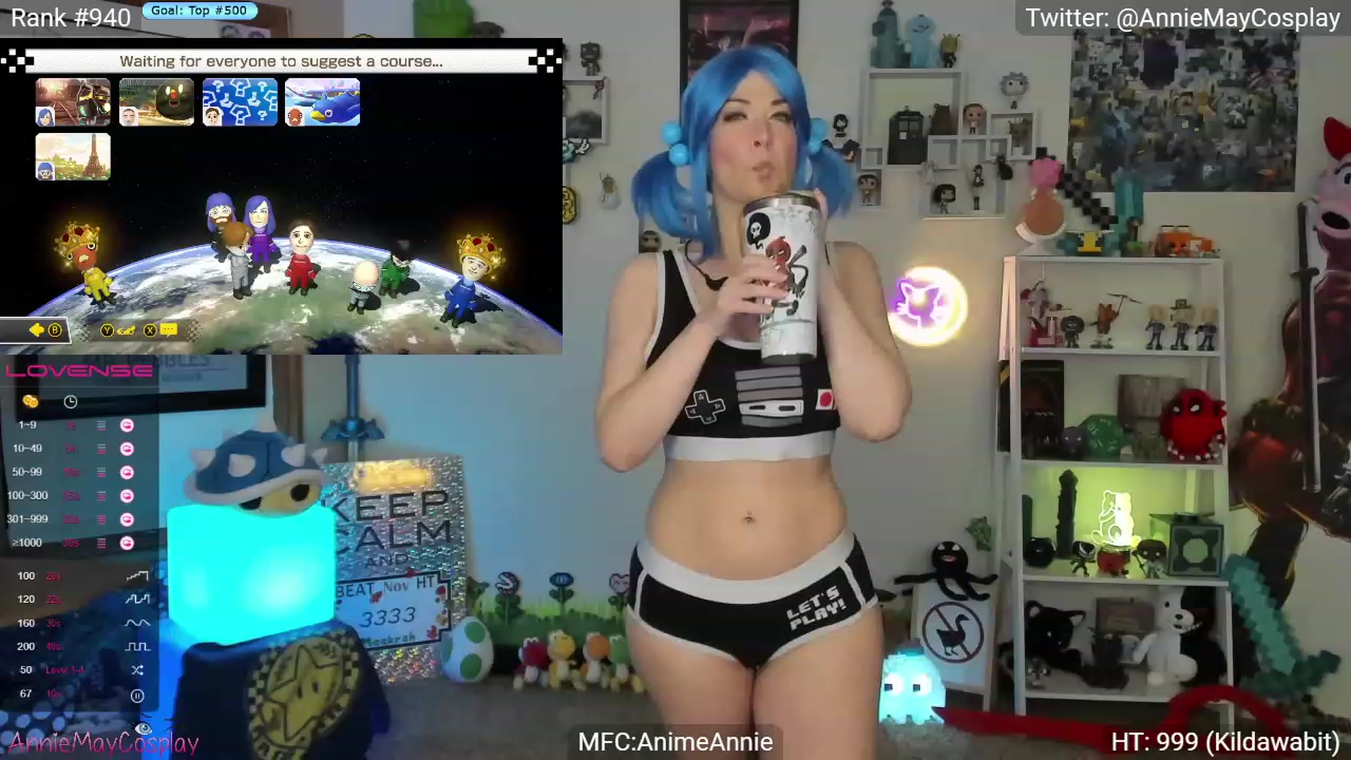 Gallery image thumbnail from AnimeAnnie's myfreecams stream on, 11/07/2023, 02:41 image 15 of 20