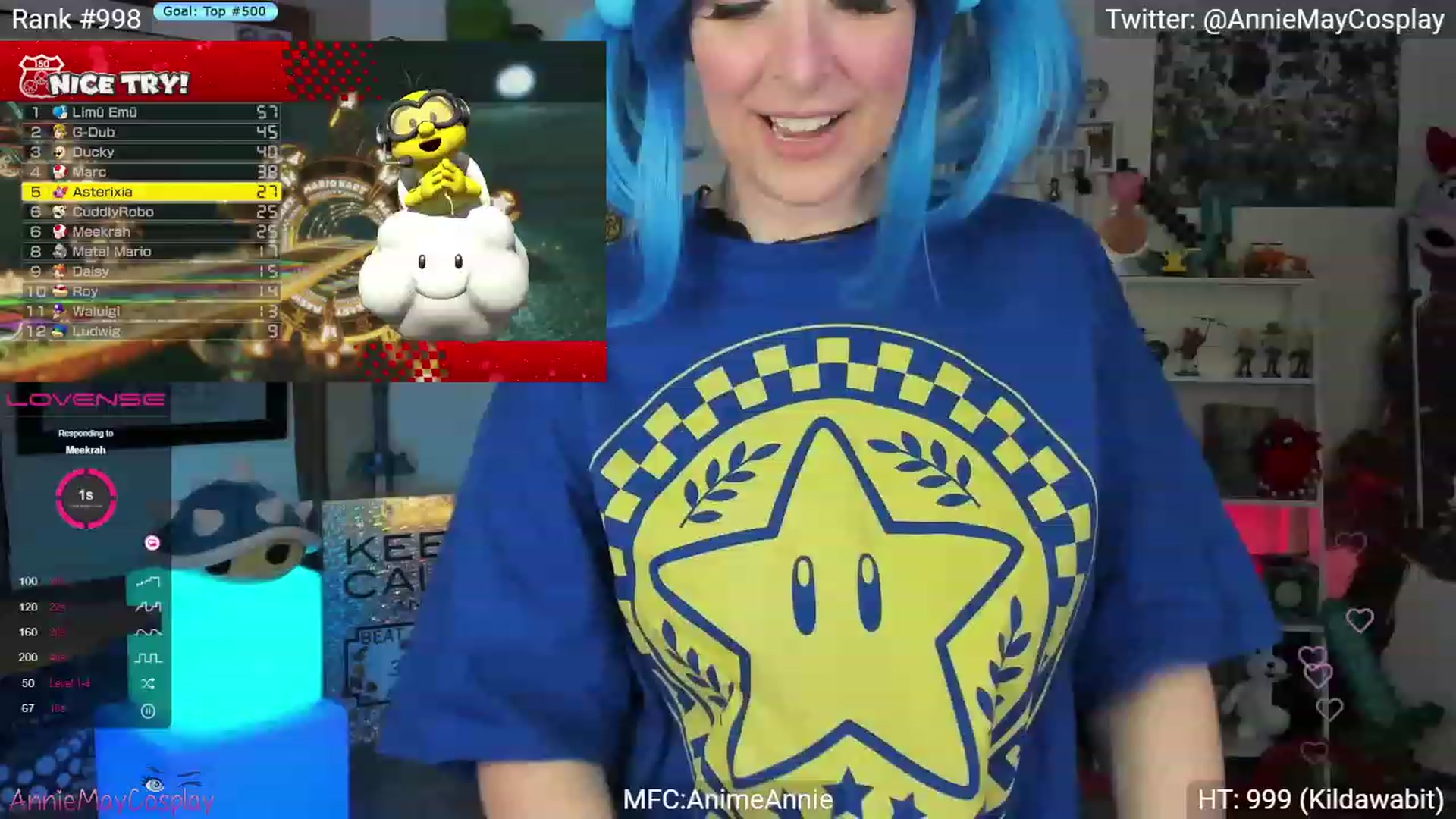Gallery image thumbnail from AnimeAnnie's myfreecams stream on, 11/07/2023, 02:41 image 9 of 20