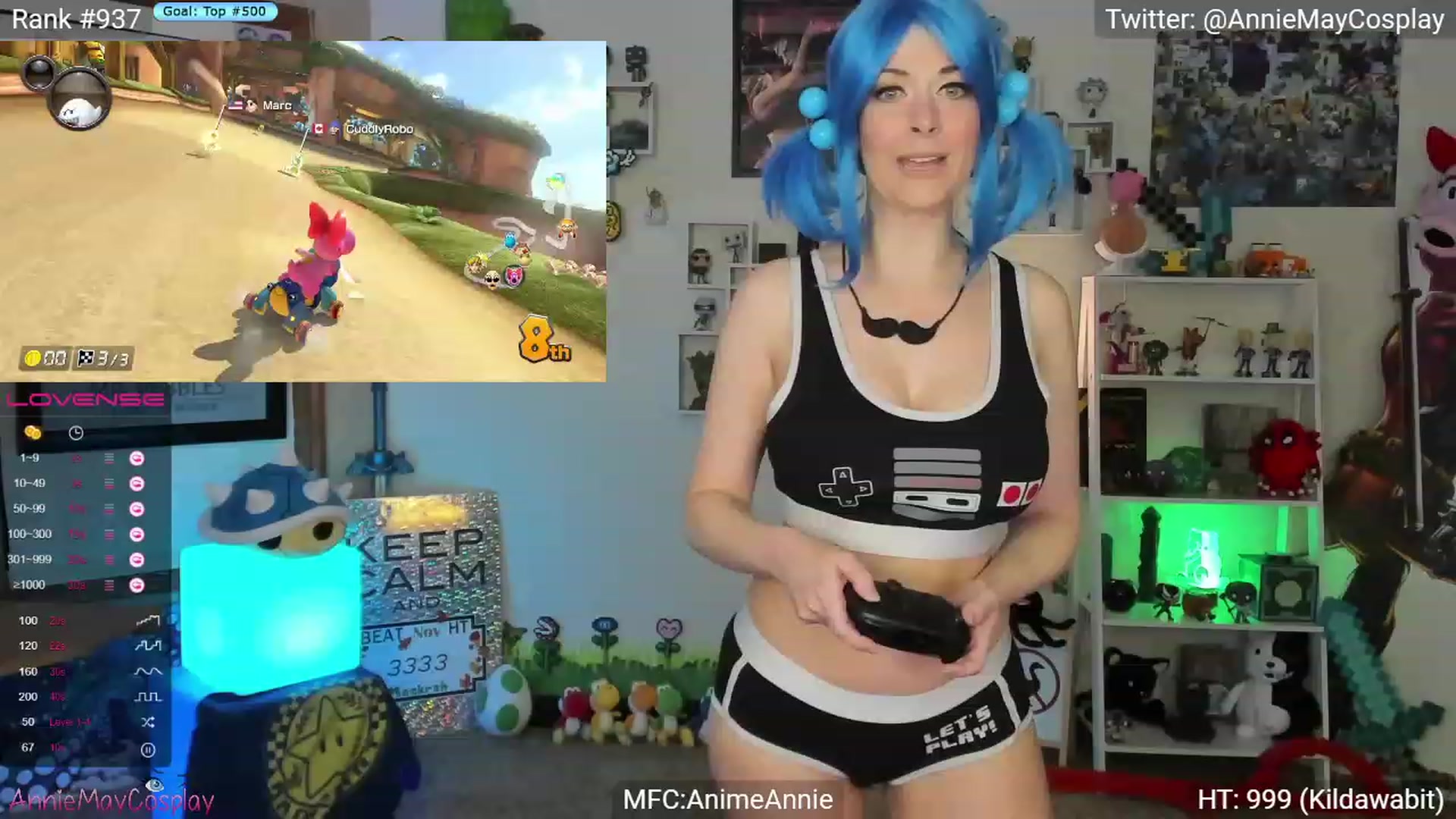 Gallery image thumbnail from AnimeAnnie's myfreecams stream on, 11/07/2023, 02:41 image 17 of 20