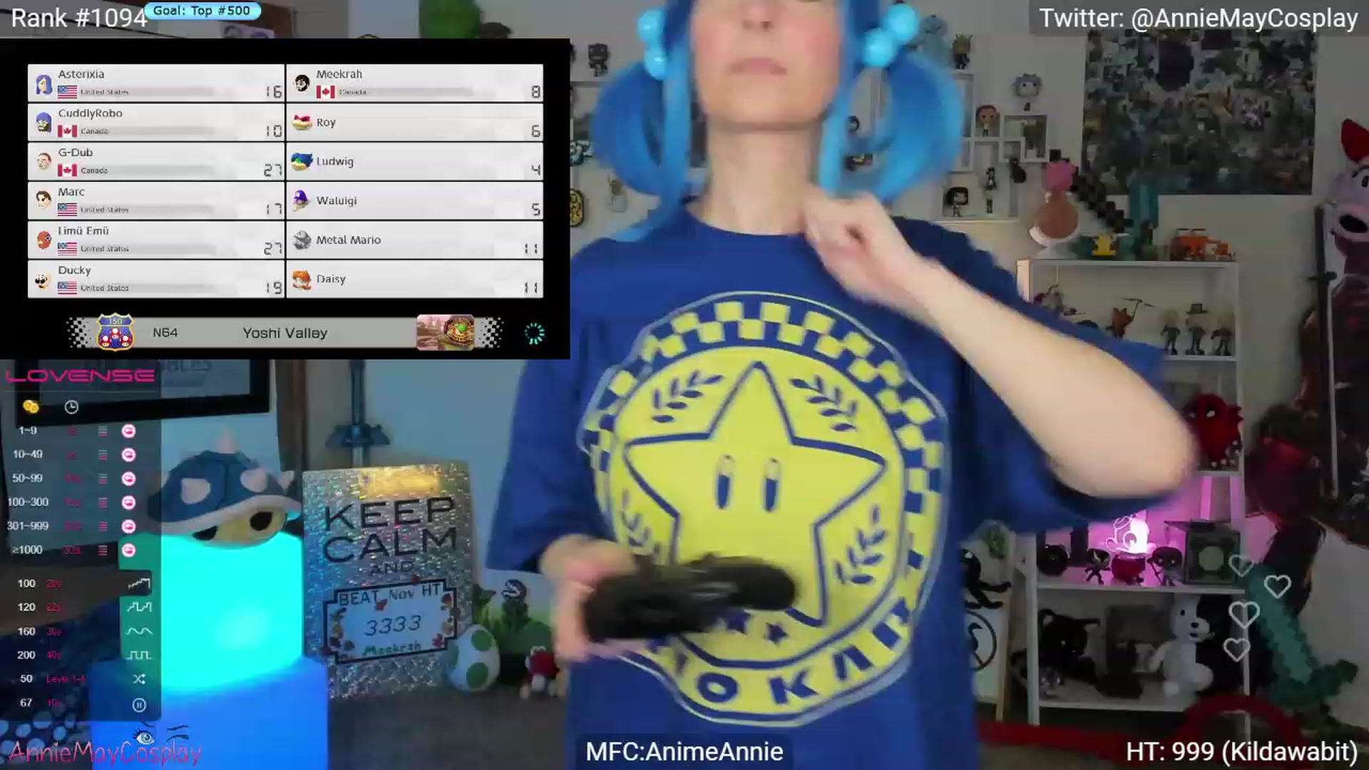 Gallery image thumbnail from AnimeAnnie's myfreecams stream on, 11/07/2023, 02:41 image 7 of 20