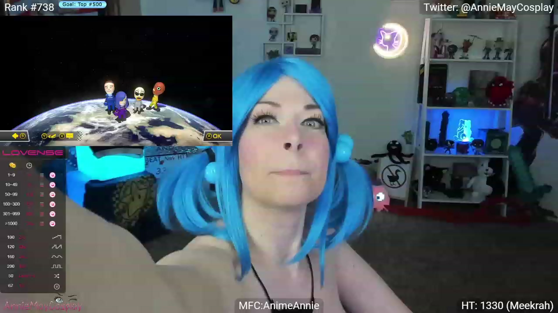 Gallery image thumbnail from AnimeAnnie's myfreecams stream on, 11/07/2023, 03:40 image 20 of 20