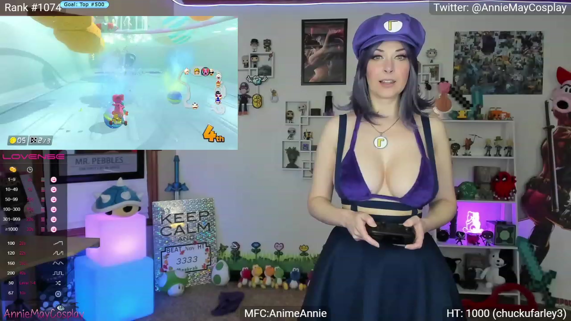Gallery image thumbnail from AnimeAnnie's myfreecams stream on, 11/14/2023, 03:40 image 17 of 20