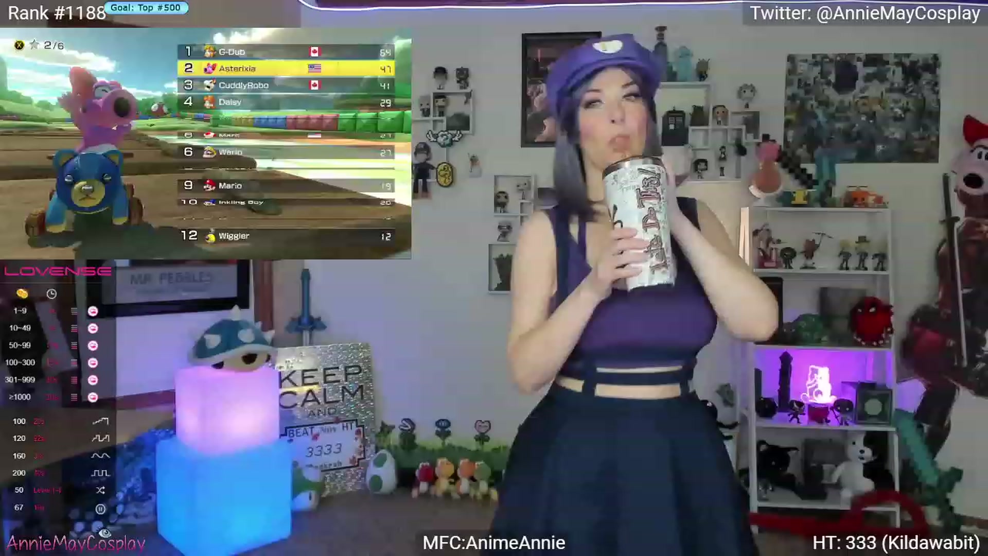 Gallery image thumbnail from AnimeAnnie's myfreecams stream on, 11/14/2023, 03:40 image 5 of 20