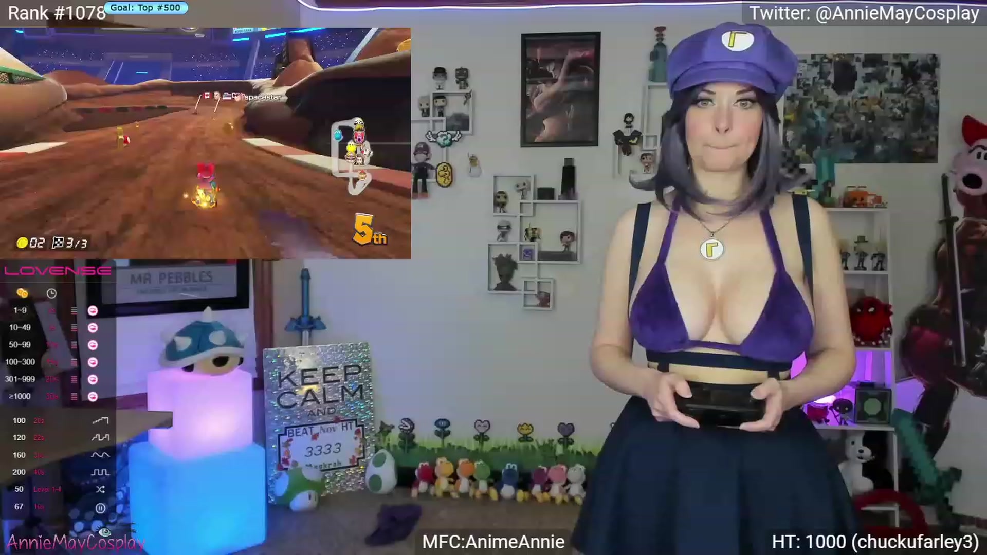 Gallery image thumbnail from AnimeAnnie's myfreecams stream on, 11/14/2023, 03:40 image 15 of 20