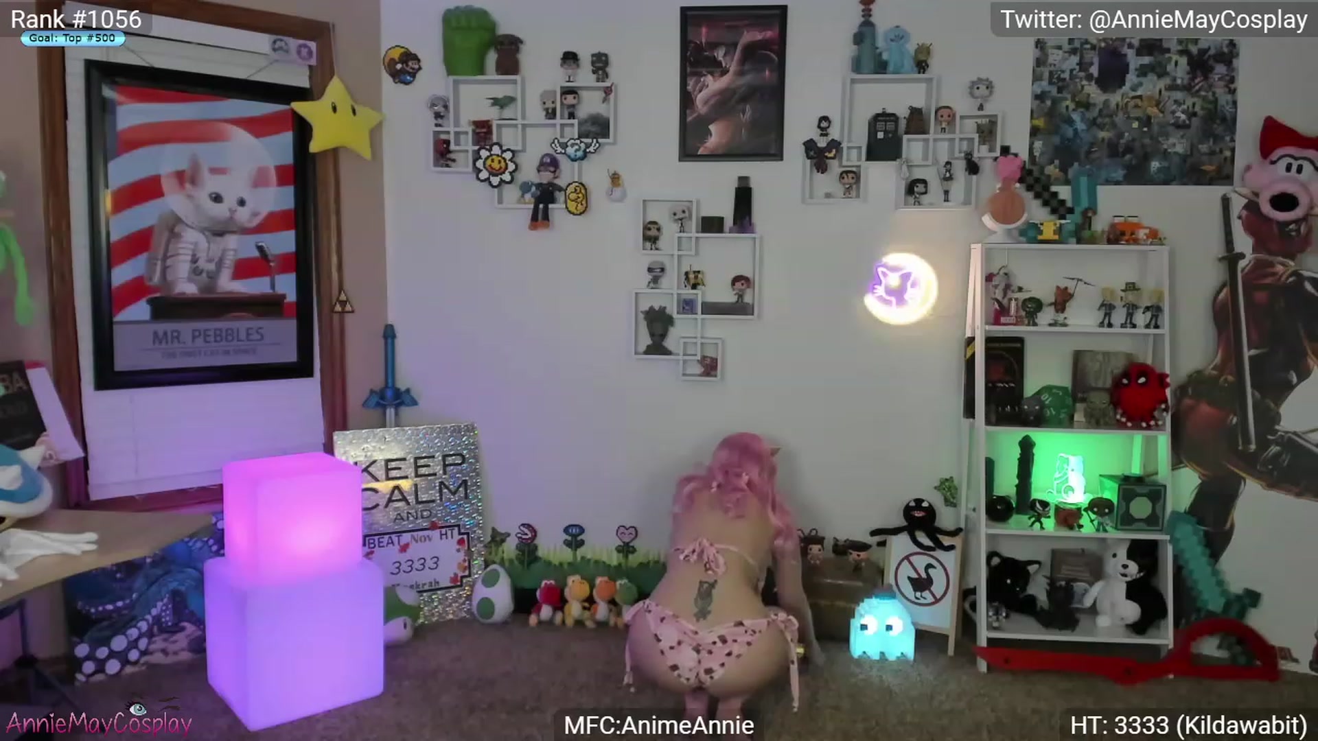 Gallery image thumbnail from AnimeAnnie's myfreecams stream on, 11/19/2023, 04:23 image 17 of 20