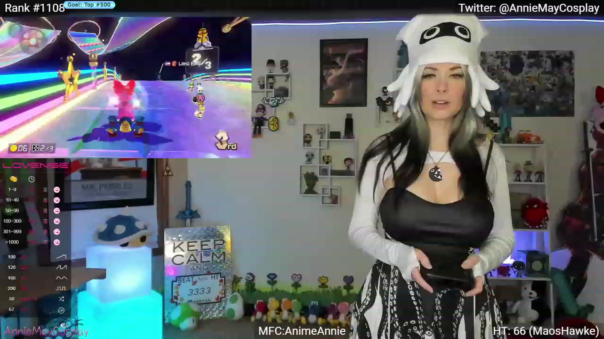 Gallery image thumbnail from AnimeAnnie's myfreecams stream on, 11/21/2023, 02:15 image 6 of 20