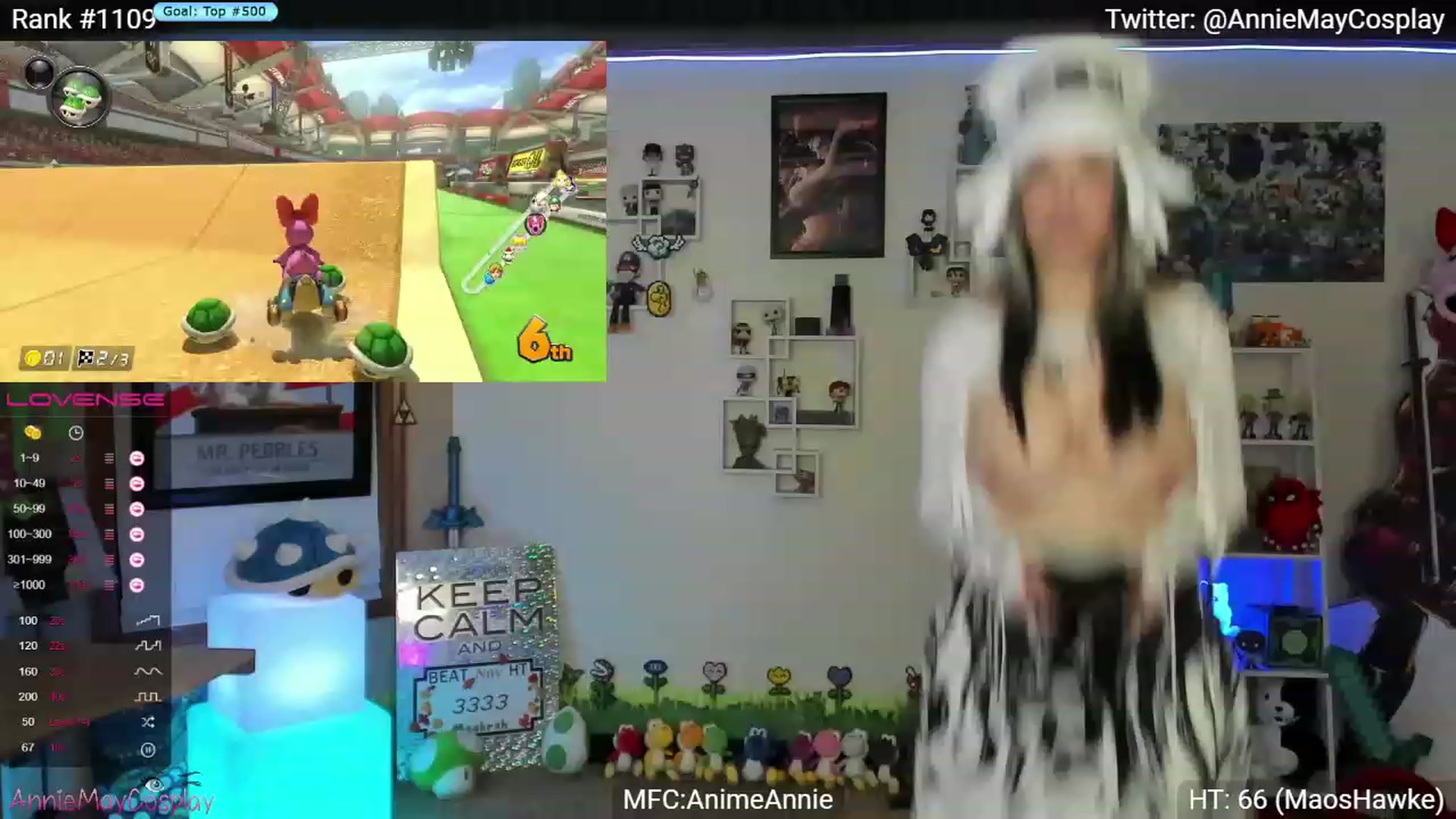 Gallery image thumbnail from AnimeAnnie's myfreecams stream on, 11/21/2023, 02:15 image 4 of 20