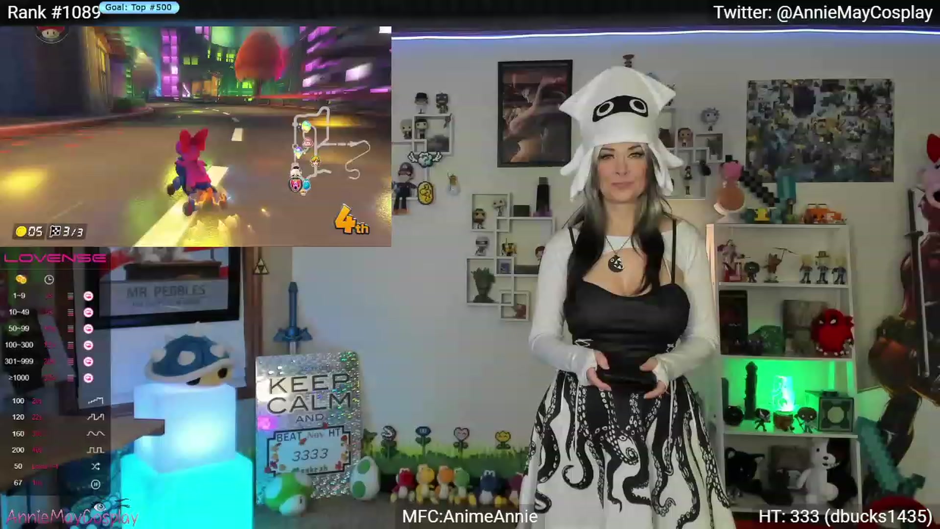 Gallery image thumbnail from AnimeAnnie's myfreecams stream on, 11/21/2023, 02:15 image 15 of 20