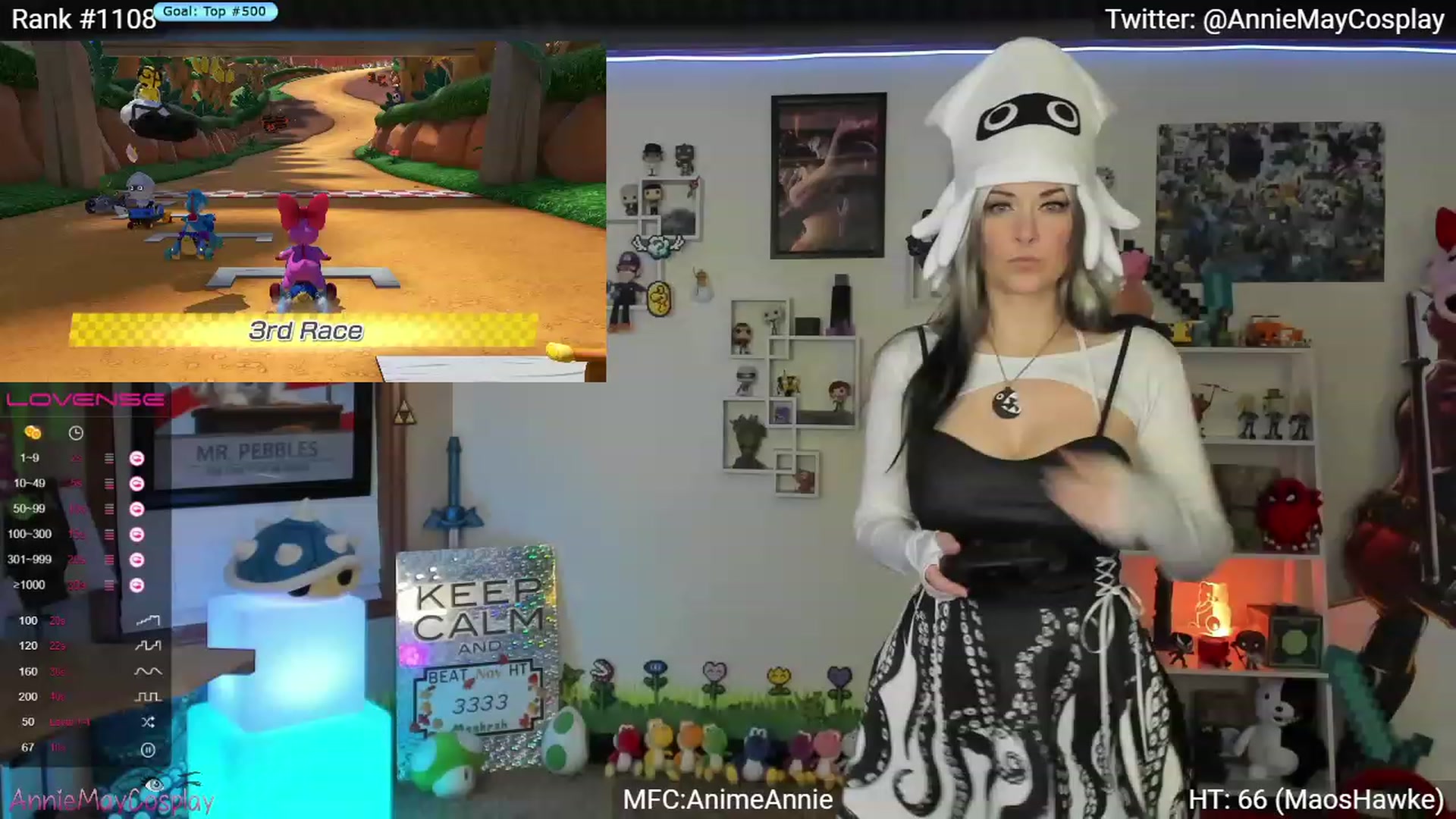 Gallery image thumbnail from AnimeAnnie's myfreecams stream on, 11/21/2023, 02:15 image 8 of 20