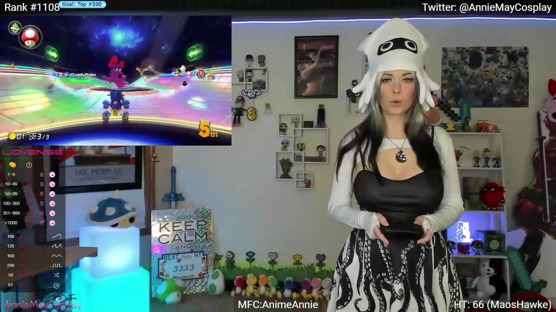 Gallery image thumbnail from AnimeAnnie's myfreecams stream on, 11/21/2023, 02:15 image 7 of 20