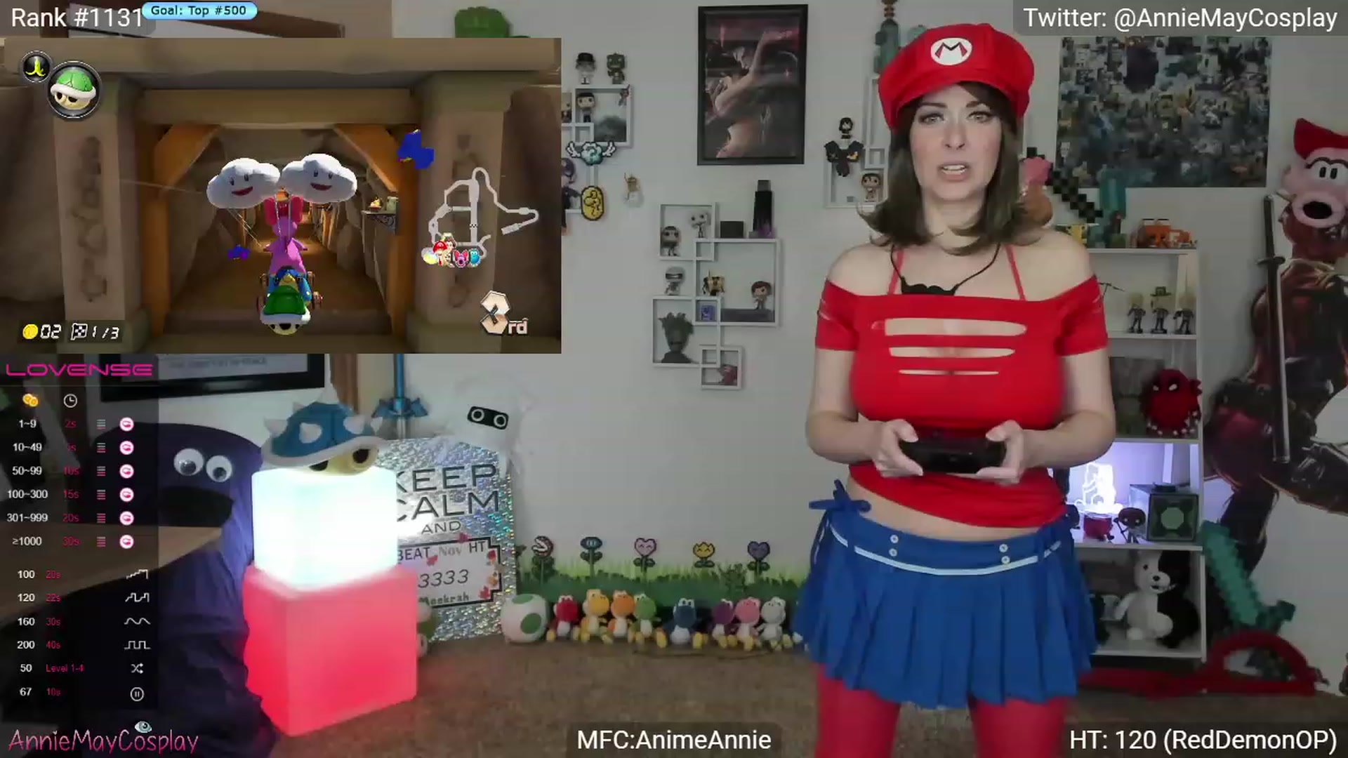 Gallery image thumbnail from AnimeAnnie's myfreecams stream on, 11/28/2023, 03:07 image 5 of 20