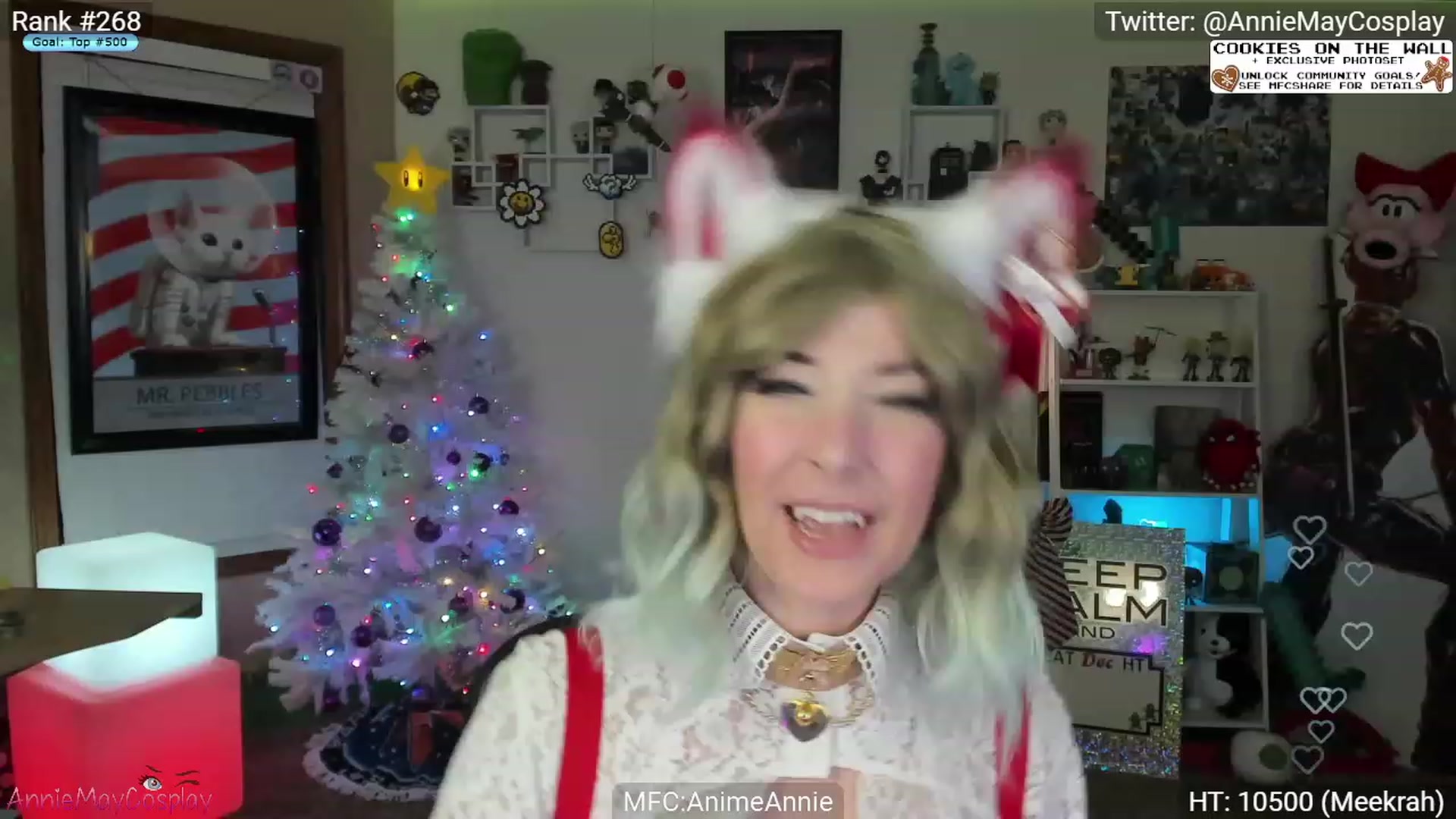 Gallery image thumbnail from AnimeAnnie's myfreecams stream on, 12/03/2023, 04:12 image 5 of 20