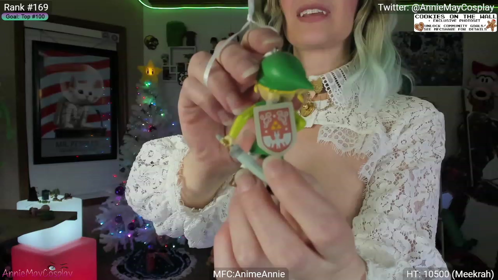 Gallery image thumbnail from AnimeAnnie's myfreecams stream on, 12/03/2023, 04:12 image 16 of 20
