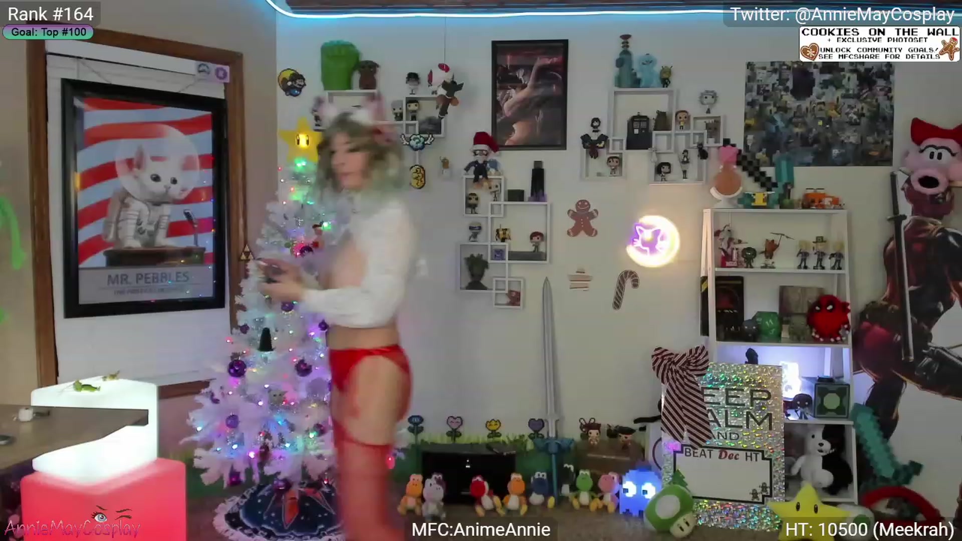 Gallery image thumbnail from AnimeAnnie's myfreecams stream on, 12/03/2023, 04:32 image 16 of 20