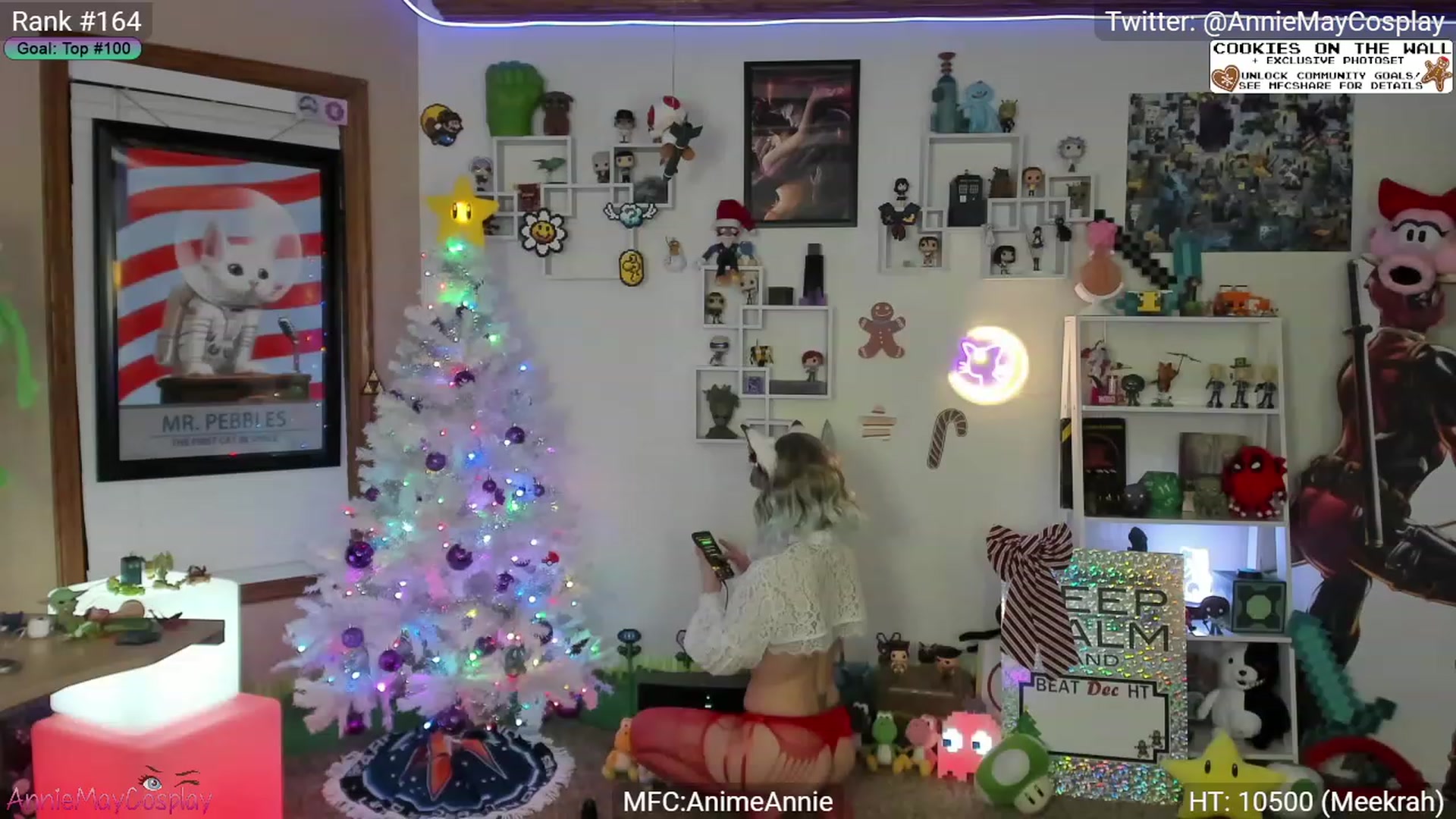 Gallery image thumbnail from AnimeAnnie's myfreecams stream on, 12/03/2023, 04:32 image 1 of 20