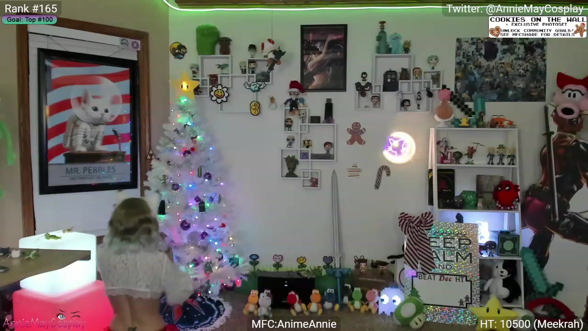 Gallery image thumbnail from AnimeAnnie's myfreecams stream on, 12/03/2023, 04:32 image 14 of 20