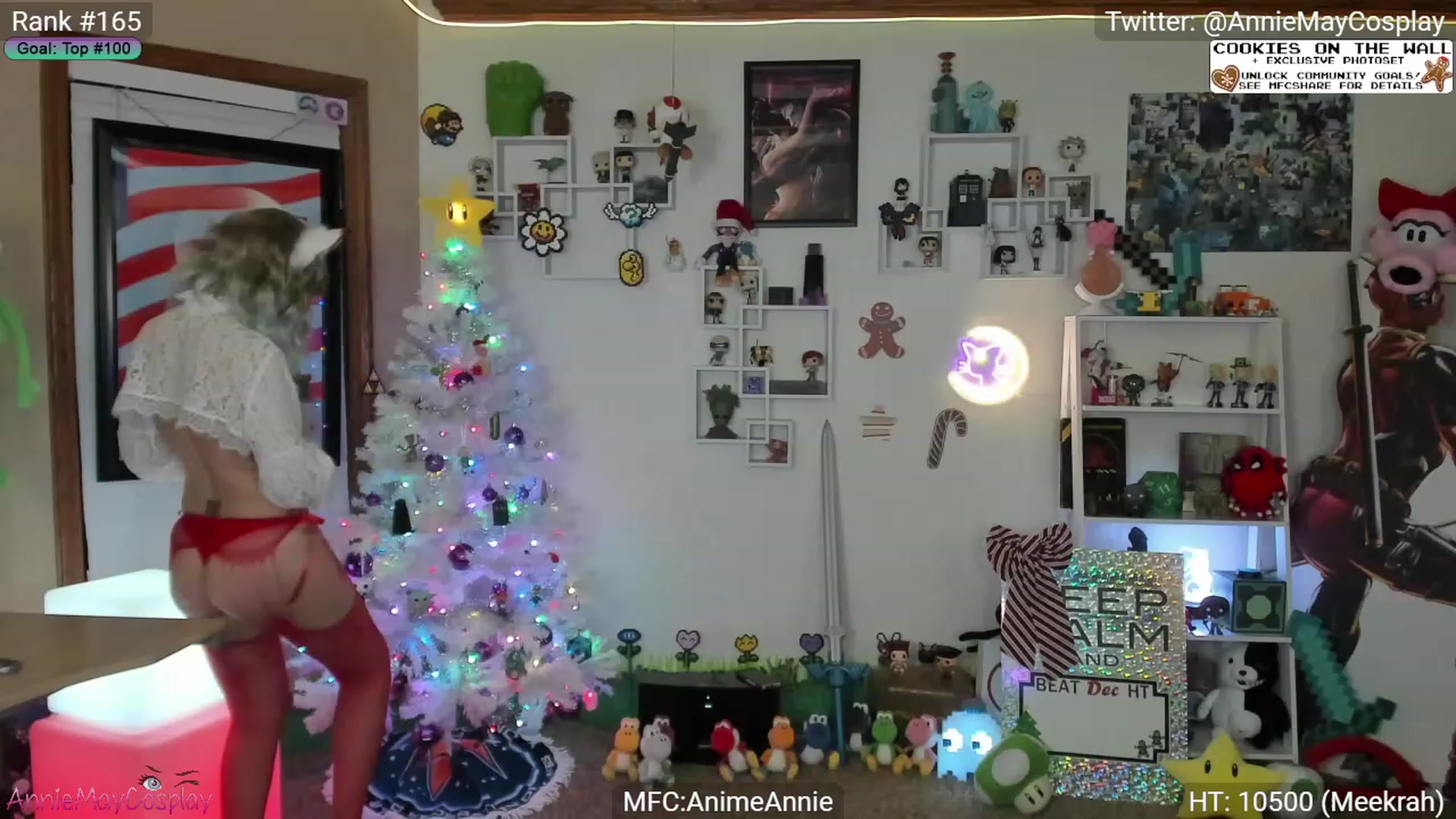 Gallery image thumbnail from AnimeAnnie's myfreecams stream on, 12/03/2023, 04:32 image 20 of 20