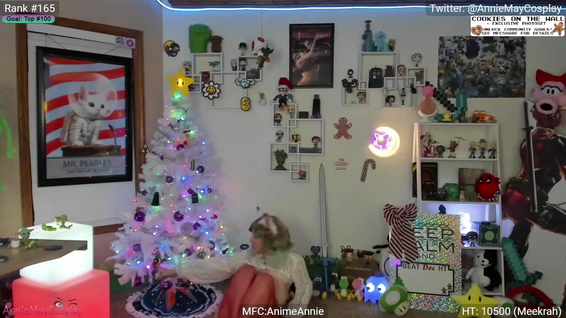 Gallery image thumbnail from AnimeAnnie's myfreecams stream on, 12/03/2023, 04:32 image 8 of 20